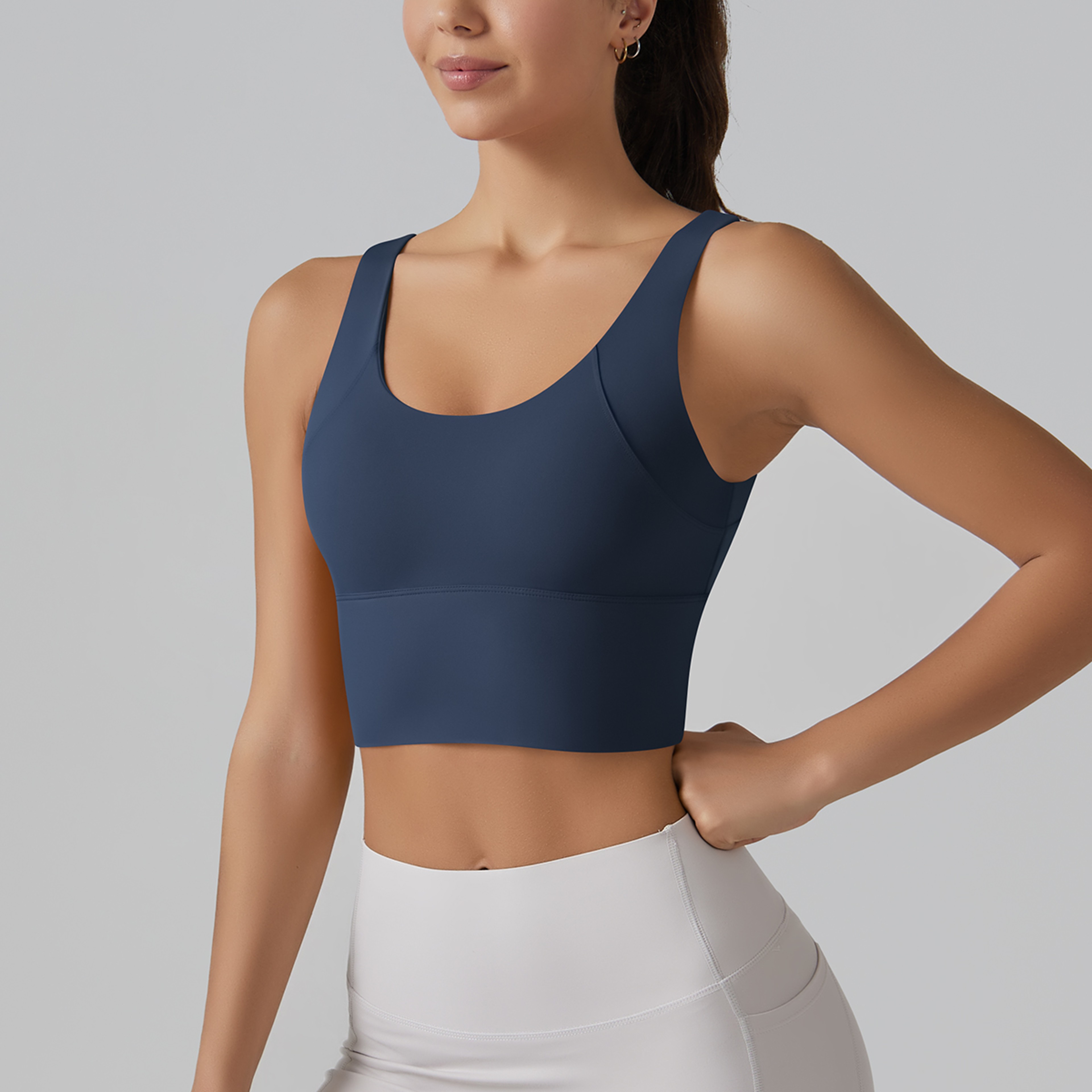 High Support Sports Bra For Women Shockproof Yoga Sports Bra Workout Tank Top 6