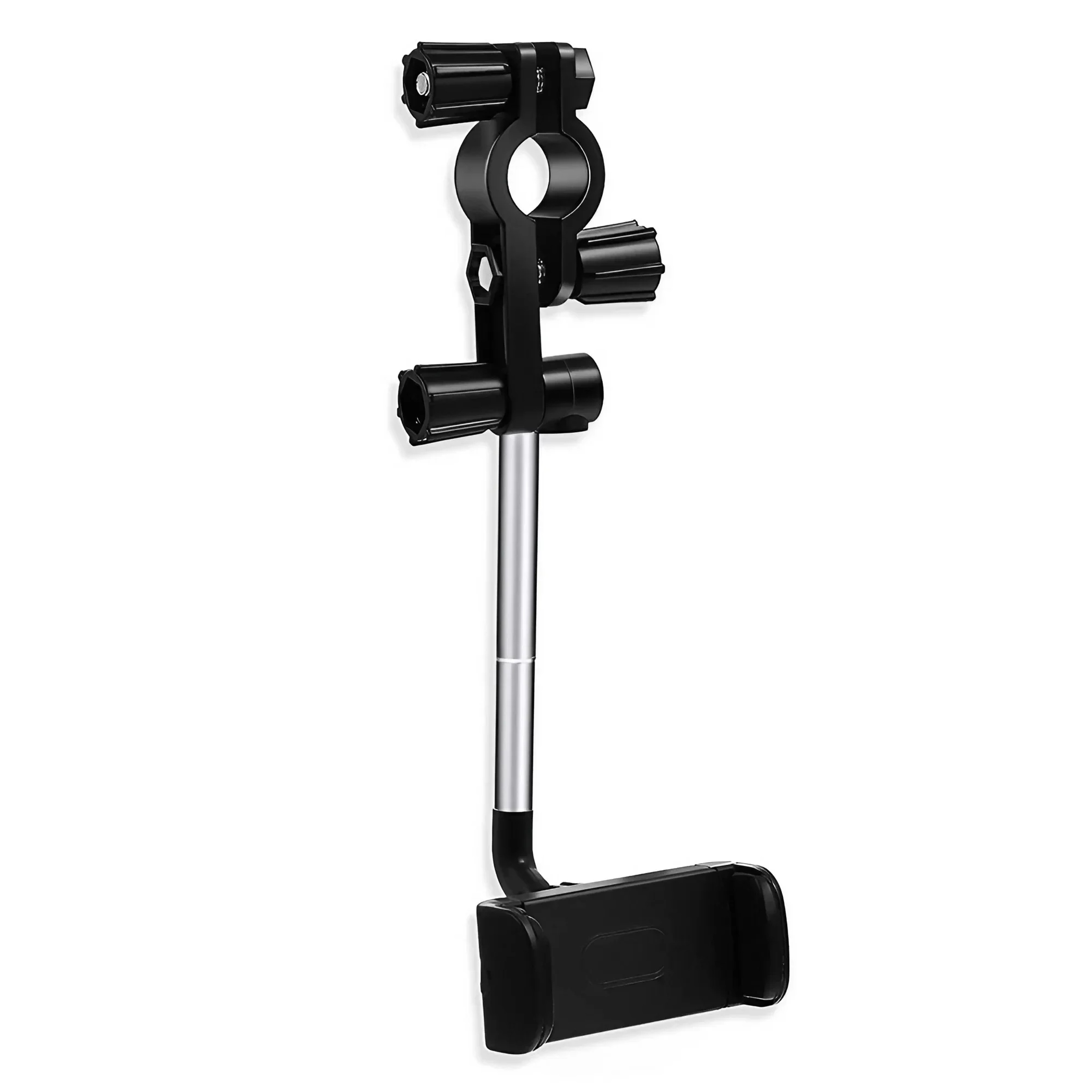 Car Phone Mount Rearview Mirror Holder Adjustable Universal Smartphone Stand 1