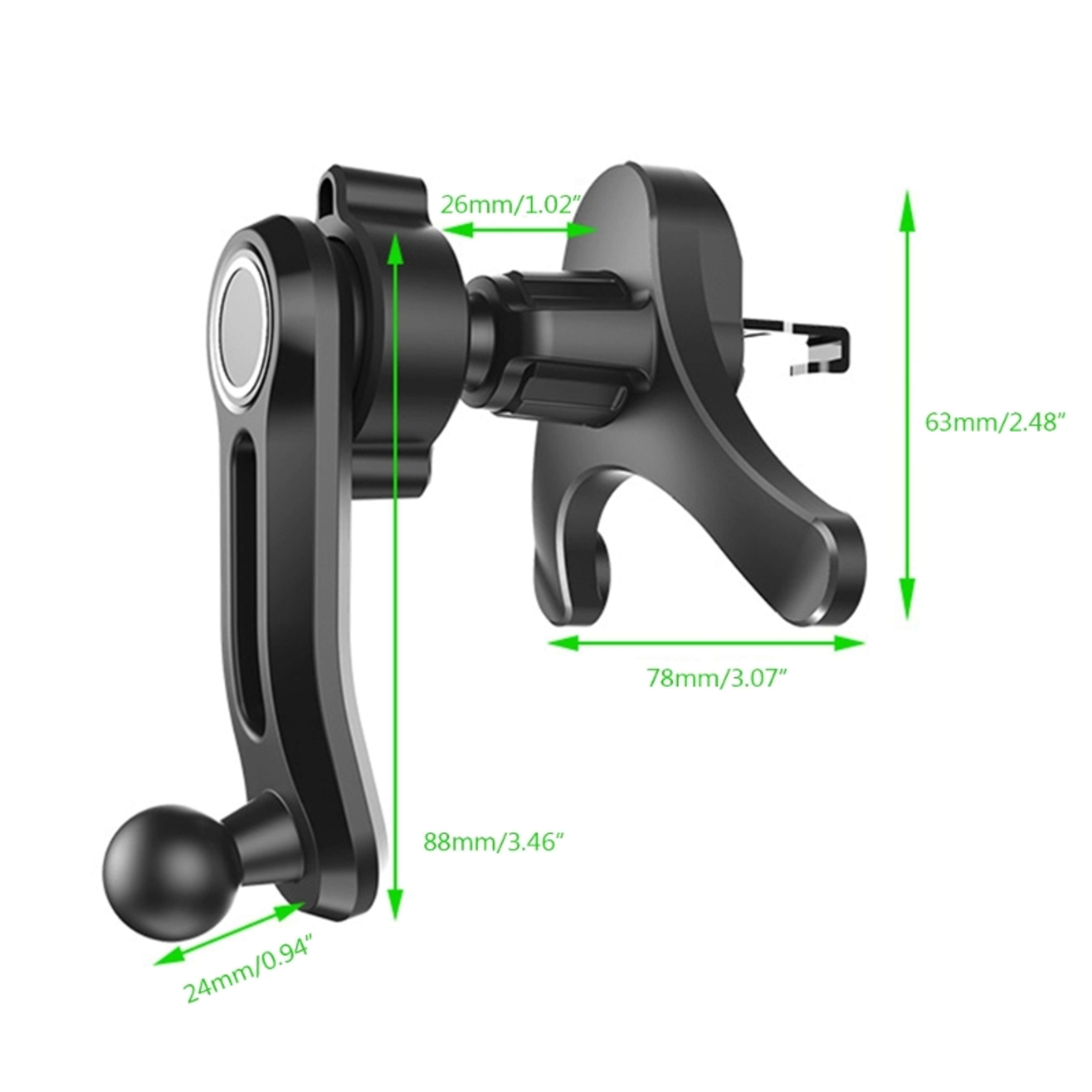 Ball Head Mount Air Vent Phone Holder Replacement Clip For Magnetic Car Mounts 1