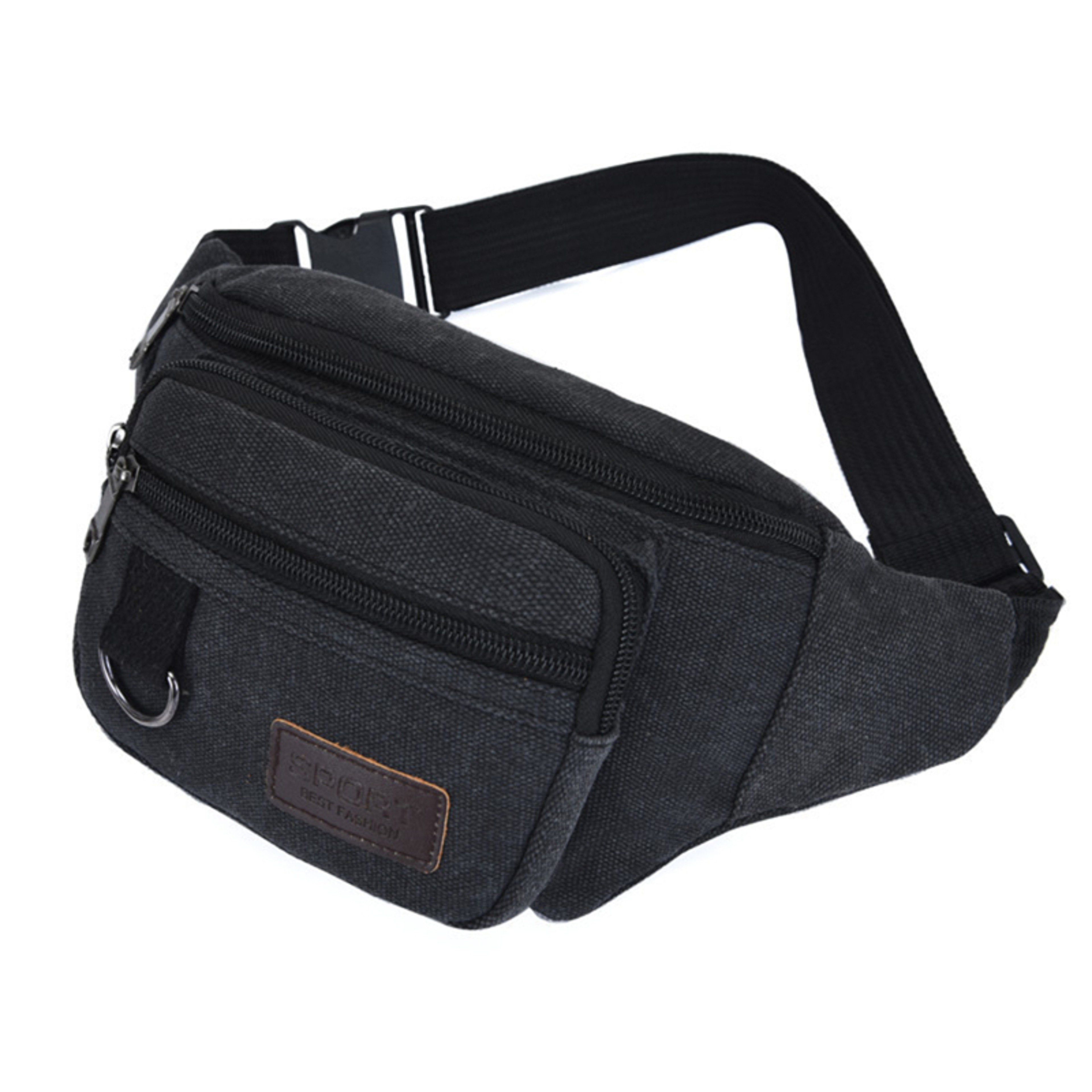 Vintage Canvas Waist Bag Crossbody Belt Bag For Travel Hiking  Everyday Carry 4