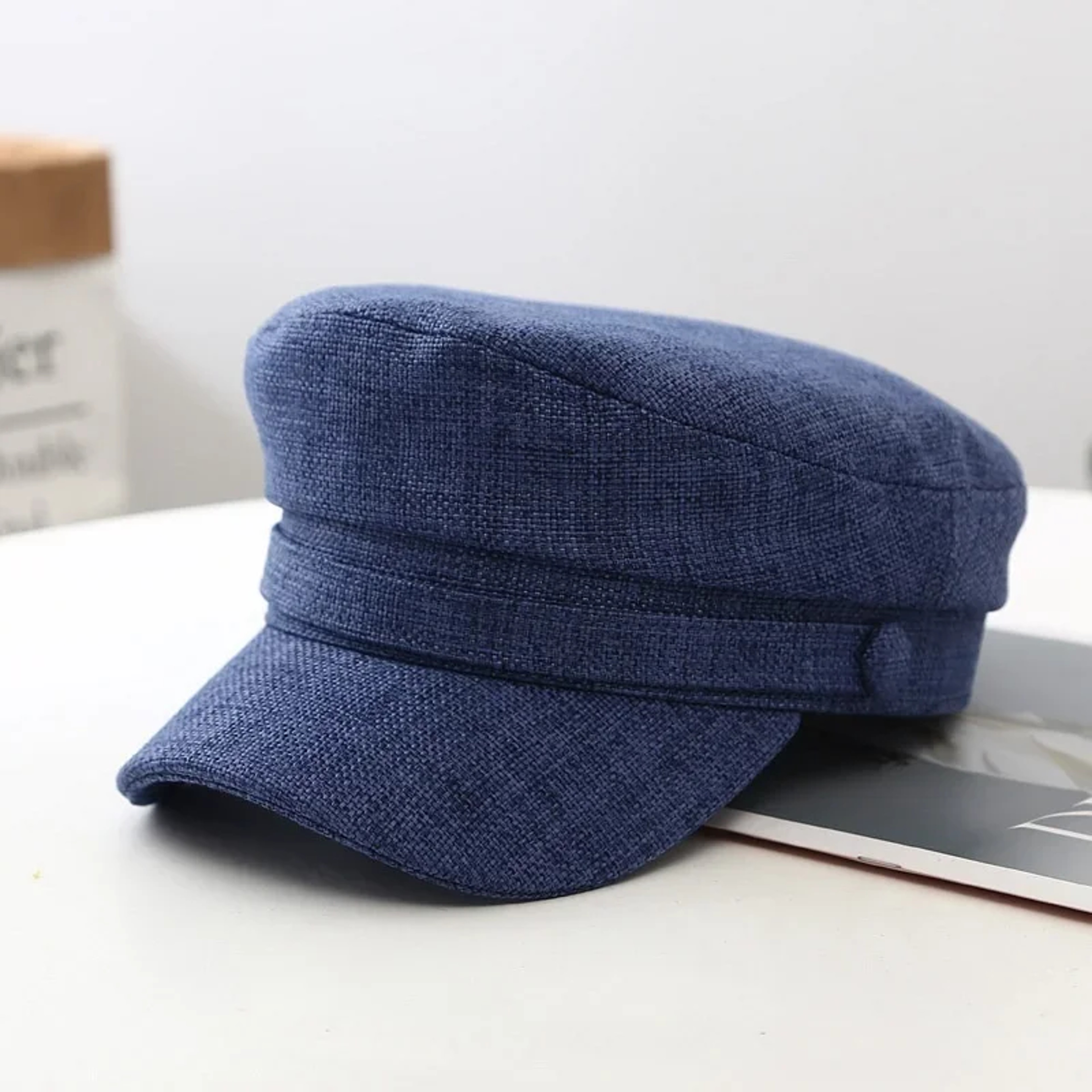 Korean Beret Womens Octagonal Duckbill Cap Vintage Newsboy Hat 1
