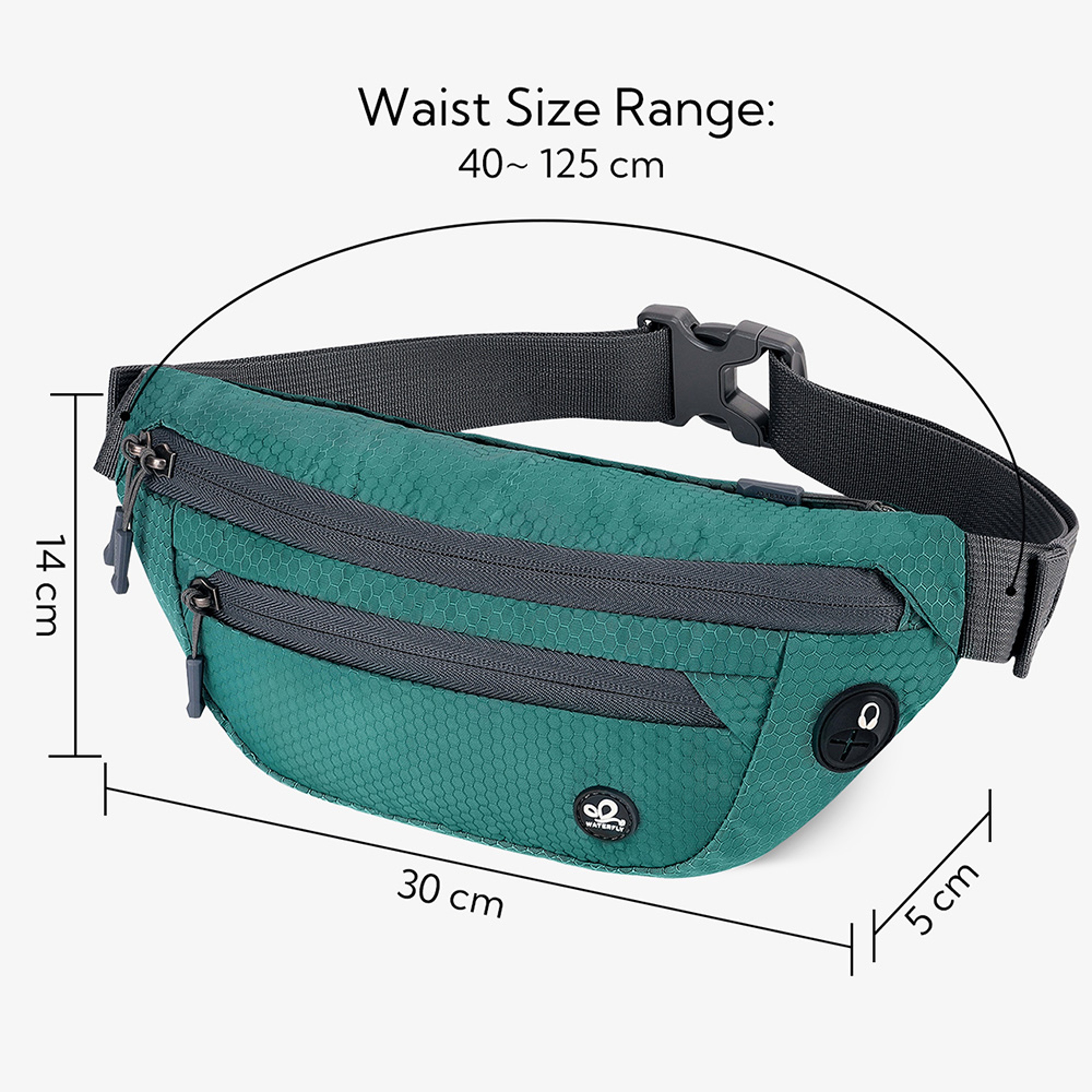 Lightweight Sports Waist Bag Running Belt Bag For Hiking Travel  Everyday Adventure 5