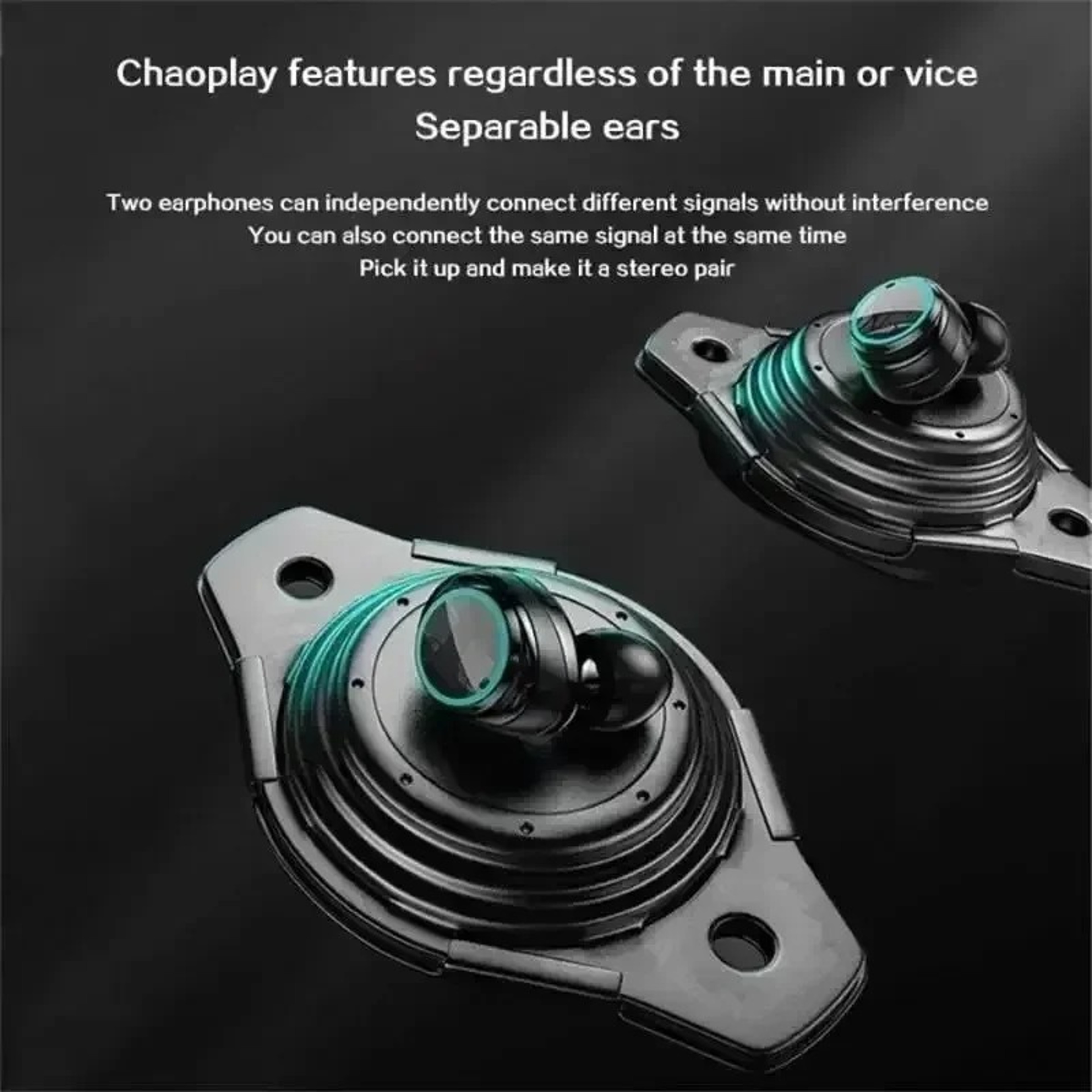 Wireless Earbuds Bluetooth Stereo Noise Cancelling Earbuds with Touch Control Charging Case – view 5
