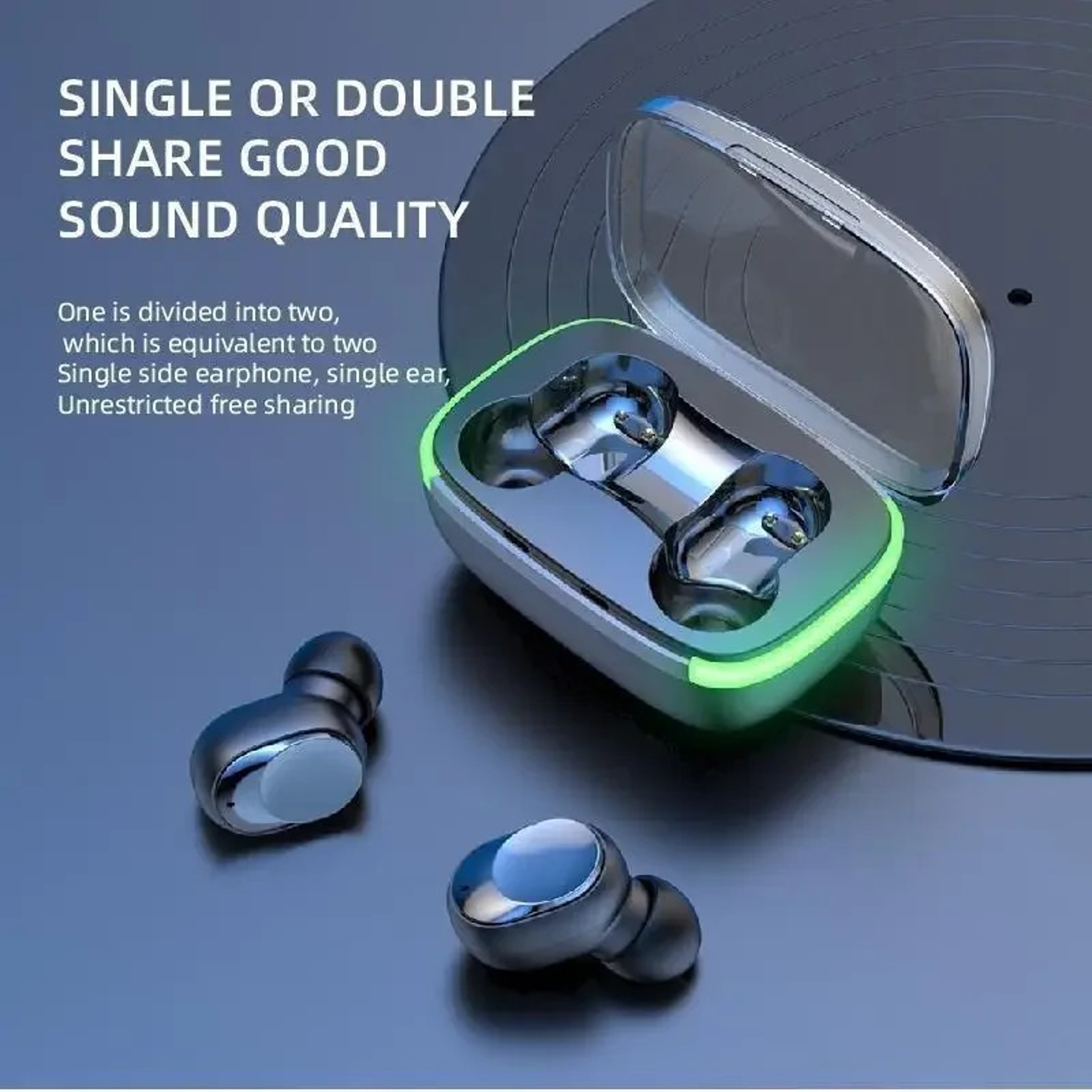 Bluetooth Earbuds Wireless Earbuds with LED Display, Bluetooth , Touch Control & Noise Reduction – view 6