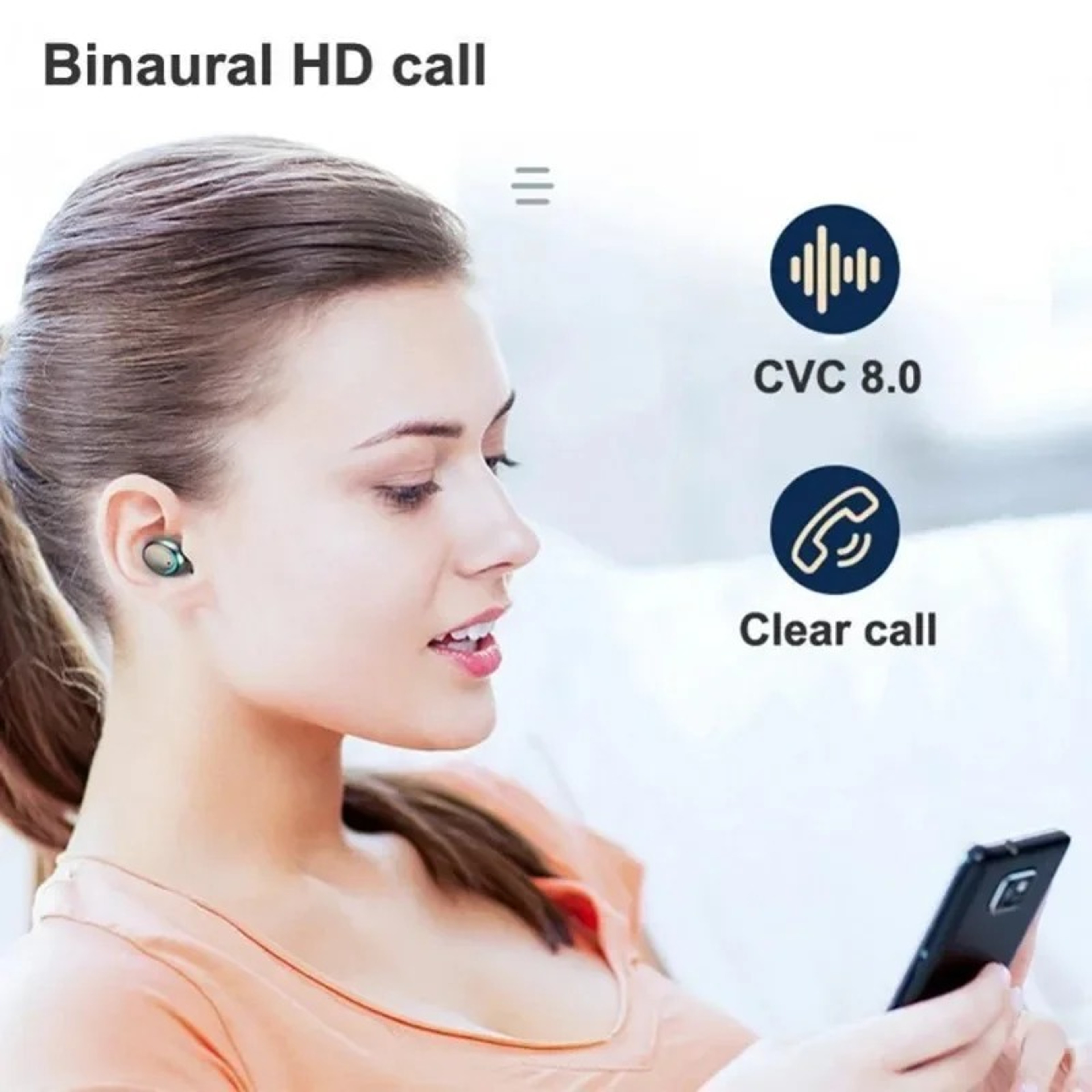 Wireless Bluetooth Earbuds with Charging Case, Deep Bass TWS Earbuds for Sports & Everyday Use – view 6