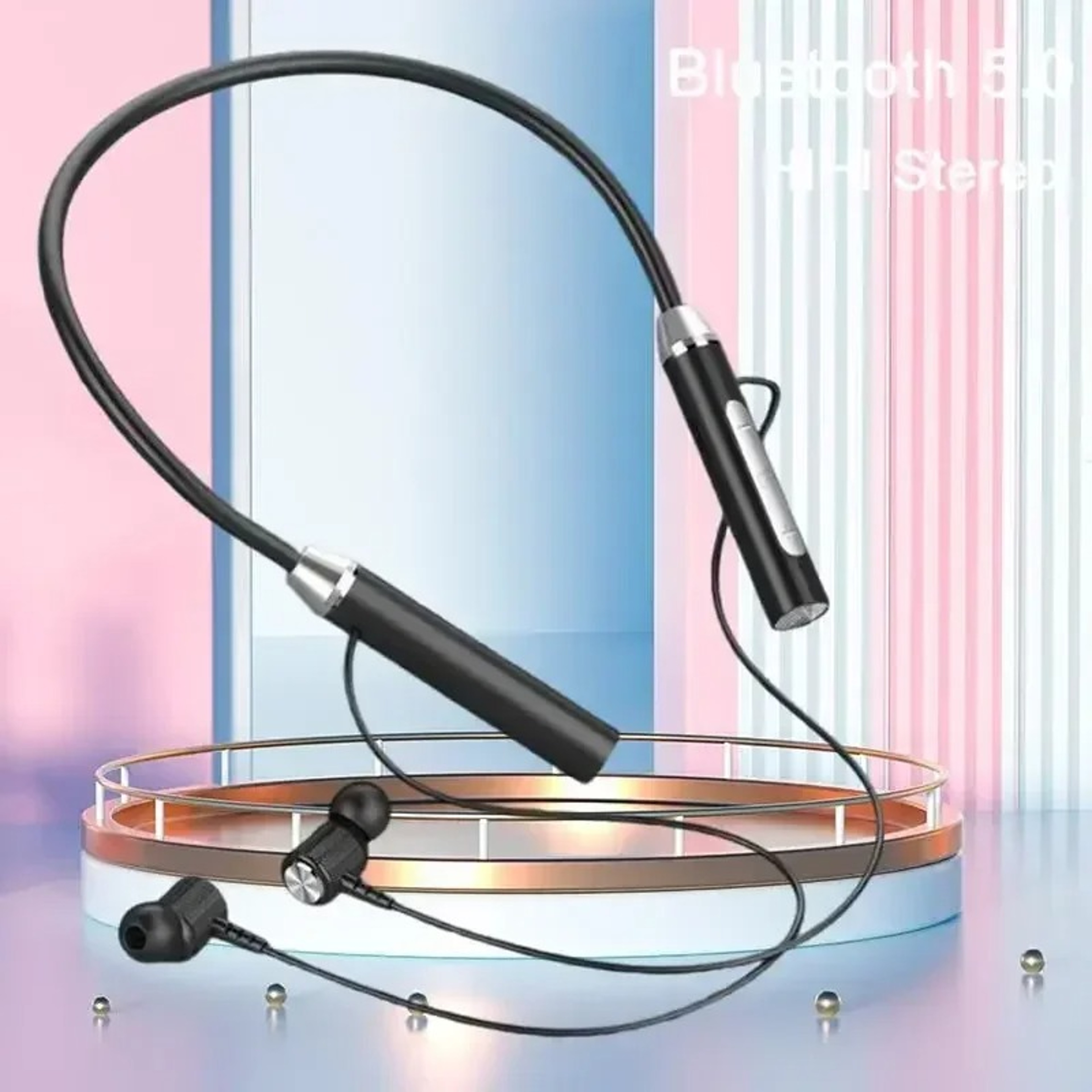 Bluetooth Neckband Headphones With Bluetooth Magnetic Wireless Sports Earbuds 7