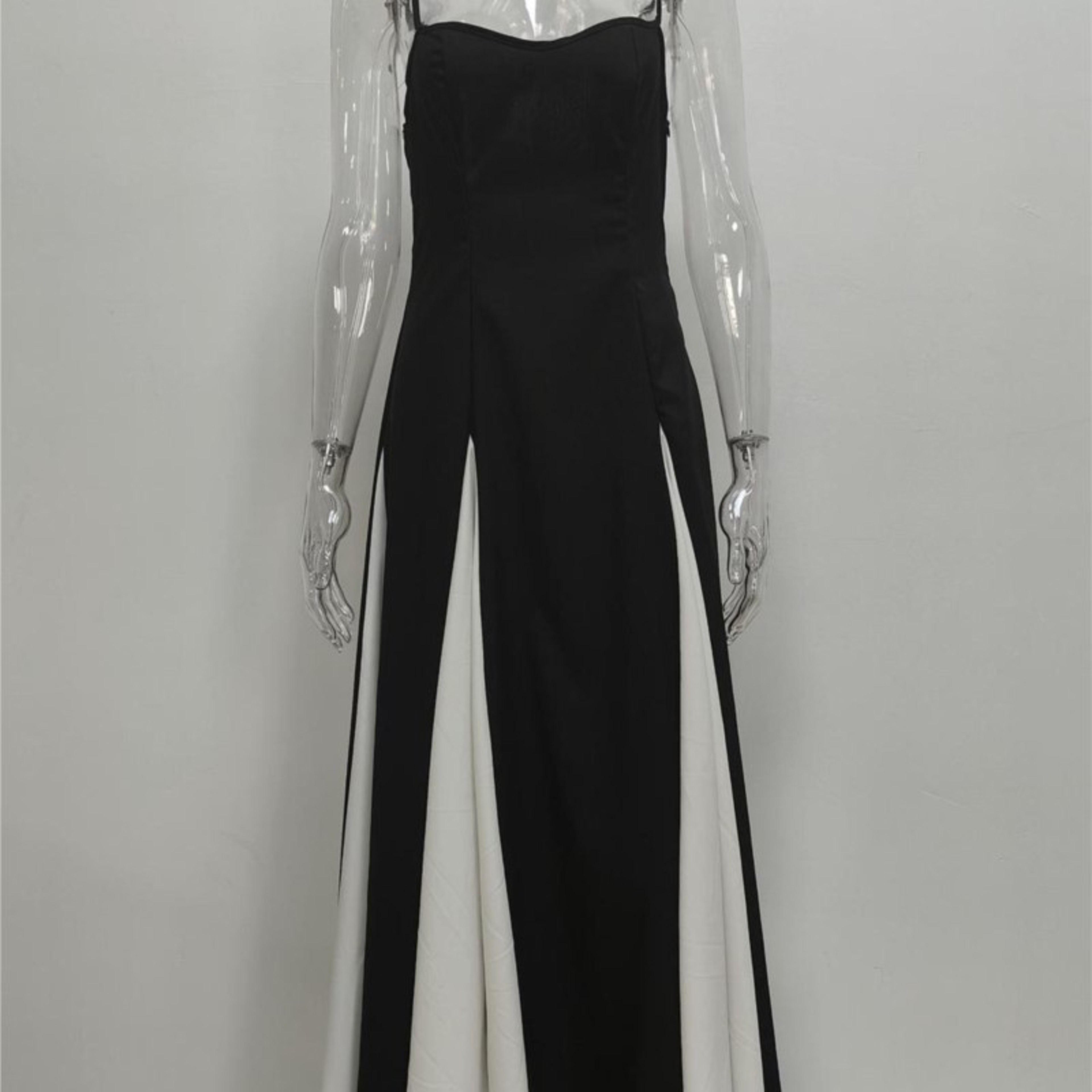 Elegant Backless Maxi Dress For Women  Sleeveless Summer High Waist Pleated Hem Vacation Dress 6