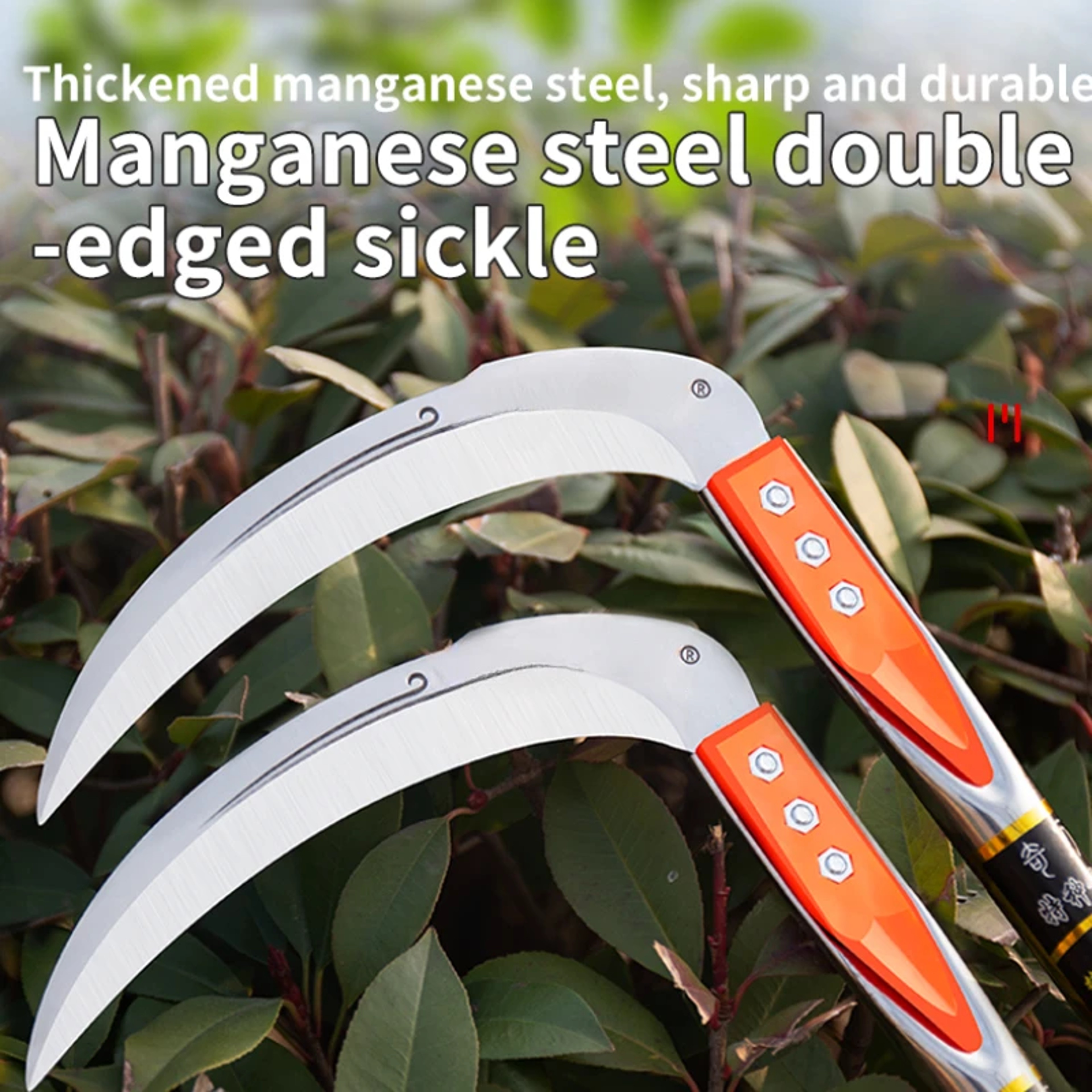 Manual Grass Sickle Crack Weeding Tool Long Handle Garden Weed Cutter For Lawn Farm  Road Edges 1