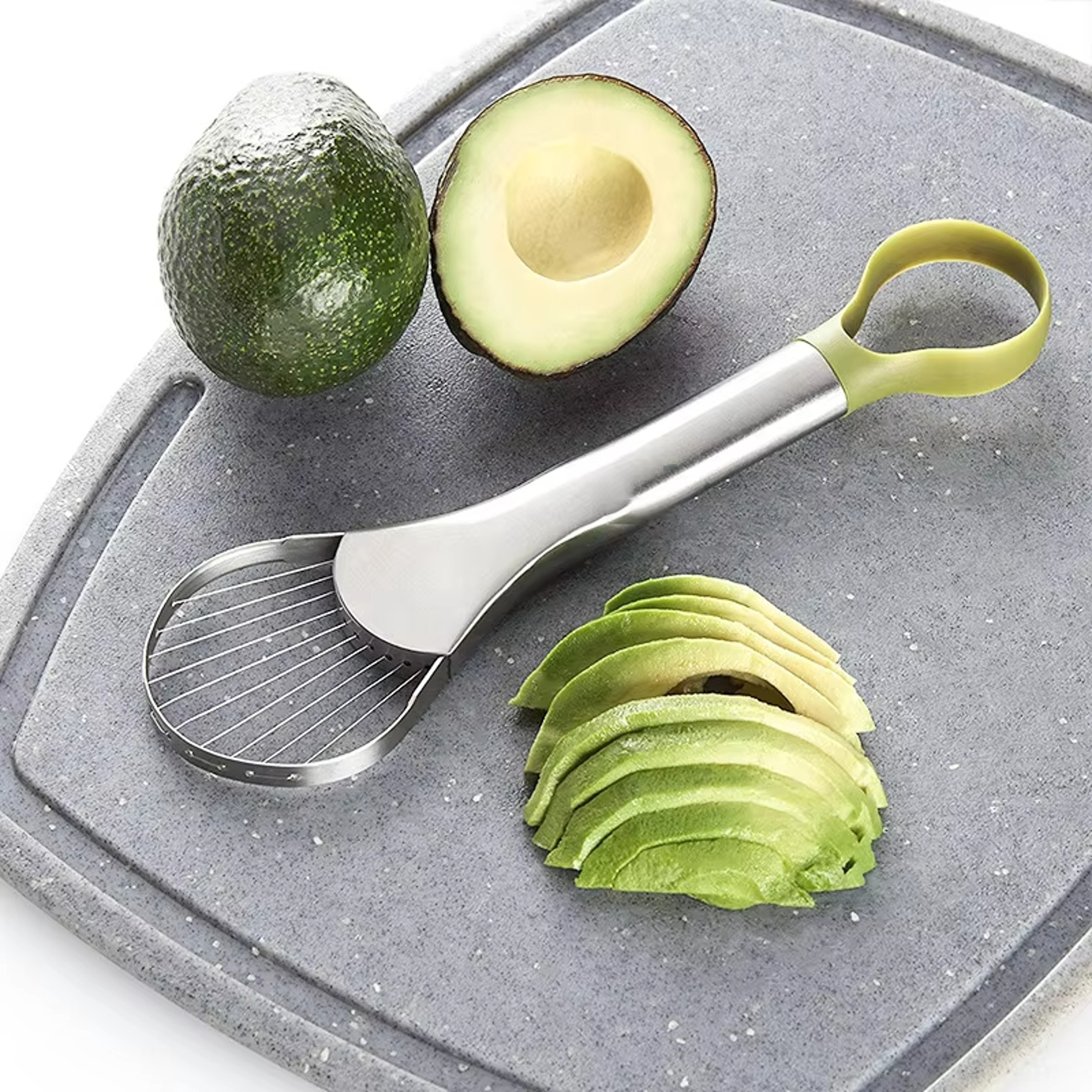 Avocado Slicer  Avocado Cutter Stainless Steel Fruit Prep Tool 0