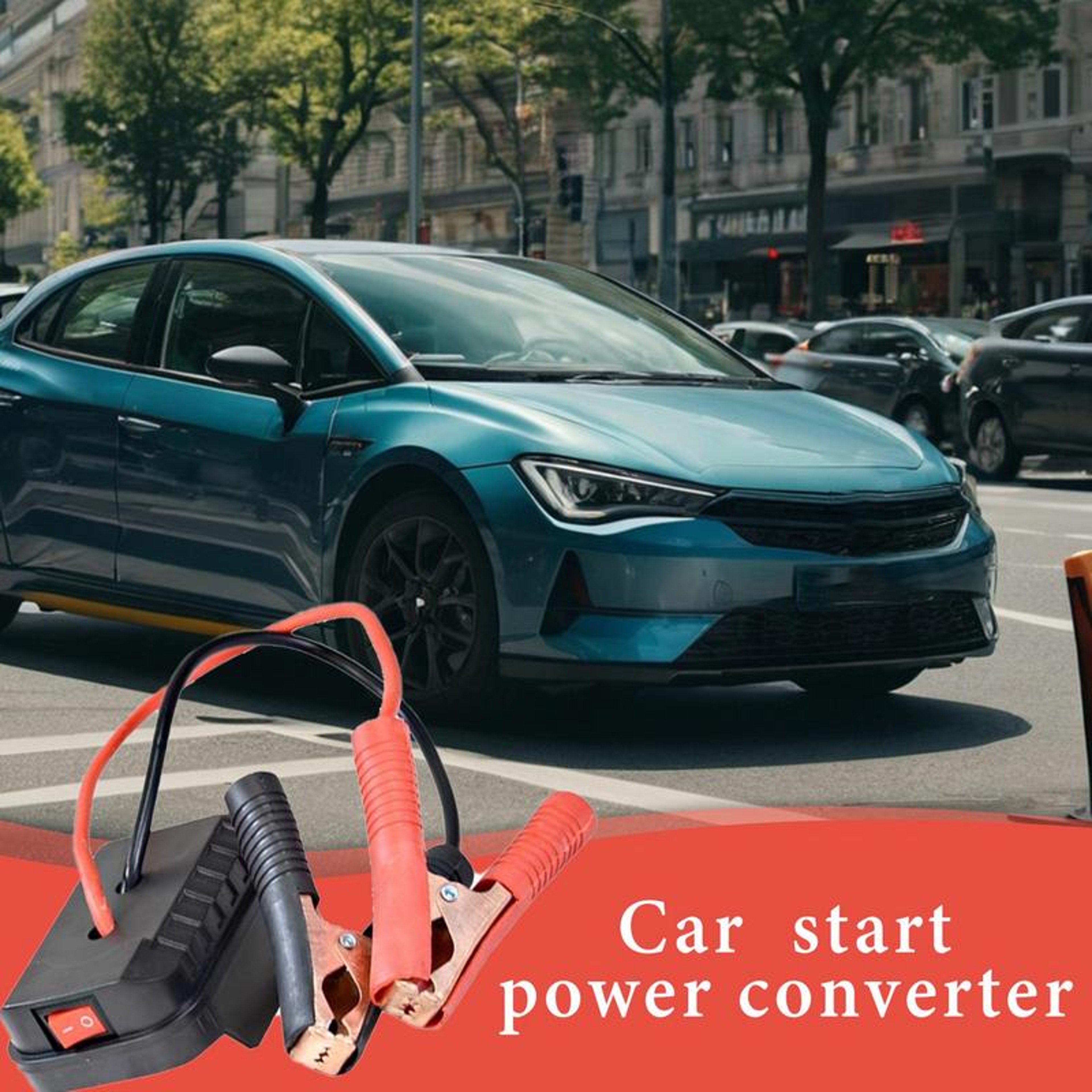 Portable Car Battery Jump Starter Power Pack With Lithium Battery For Emergency Vehicle Starting 2