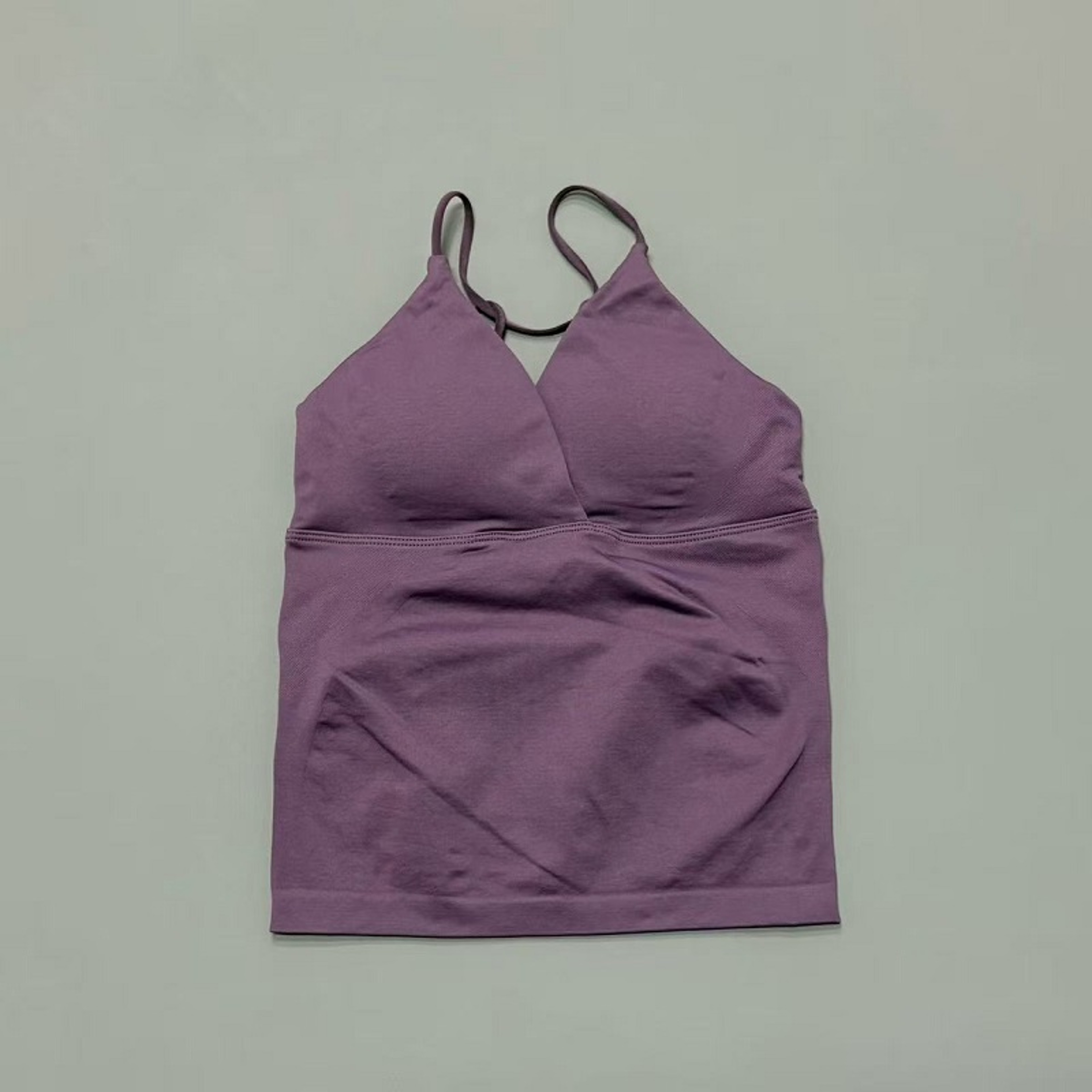 Vision Twist Front Yoga Tank Top For Women Halter VNeck Longline Workout Top With High Stretch 2
