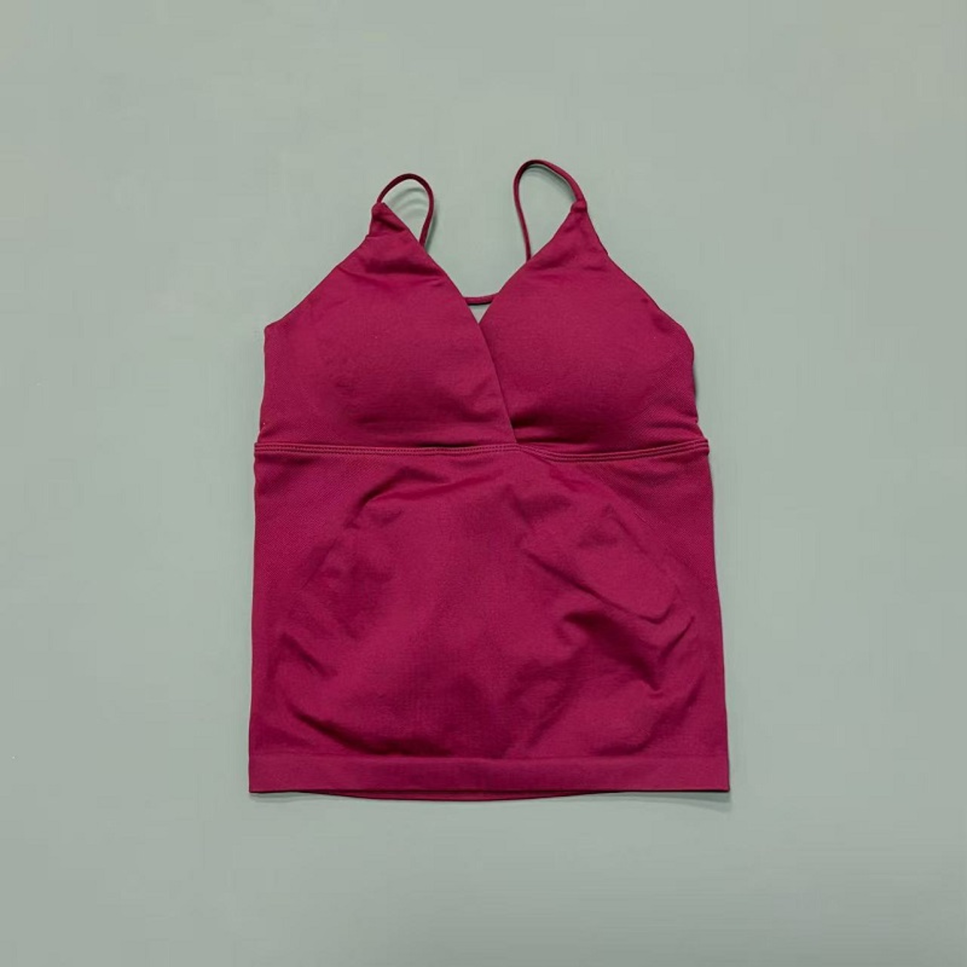 Vision Twist Front Yoga Tank Top For Women Halter VNeck Longline Workout Top With High Stretch 7