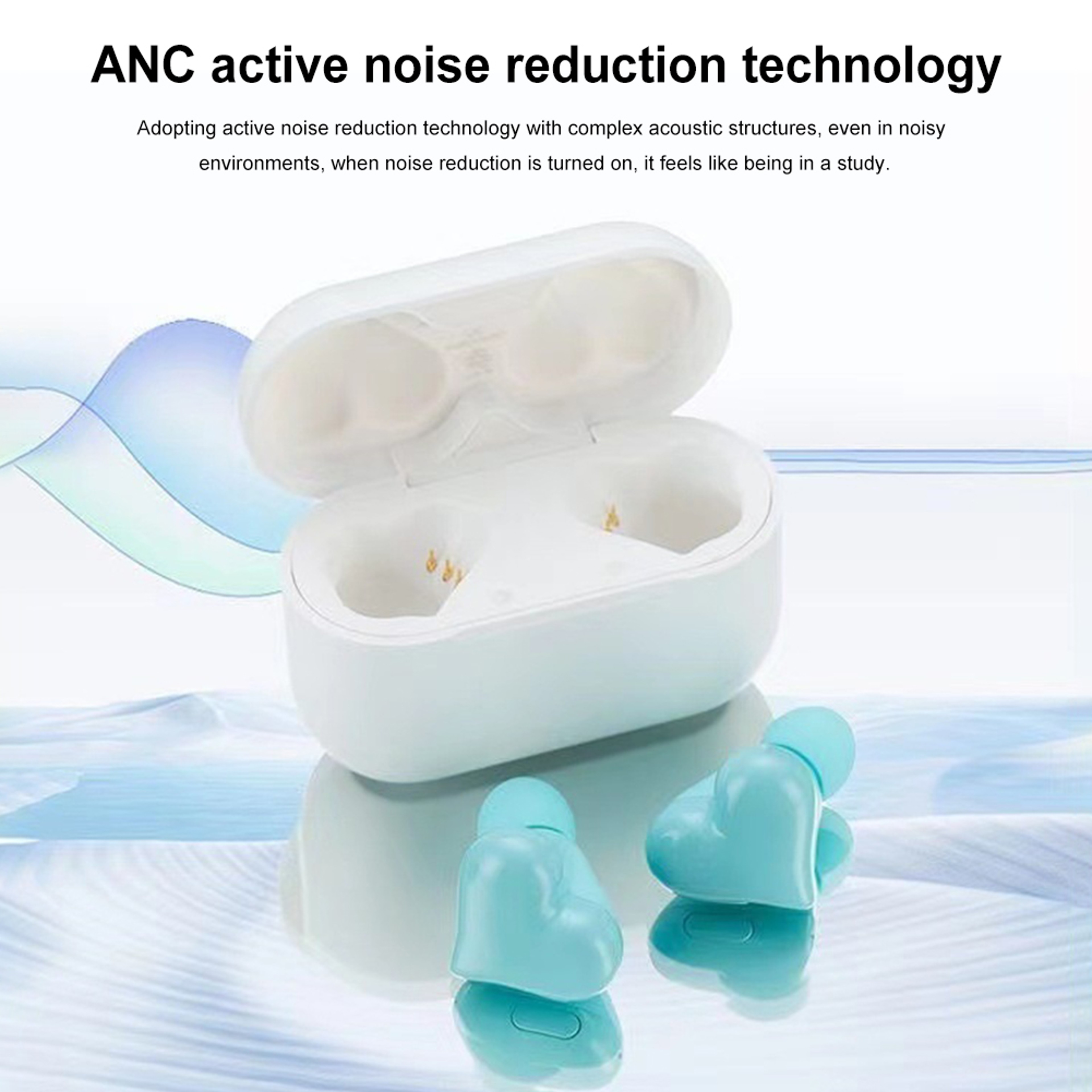 Bluetooth Earbuds With HiFi Stereo Sound  Noise Cancelling 3