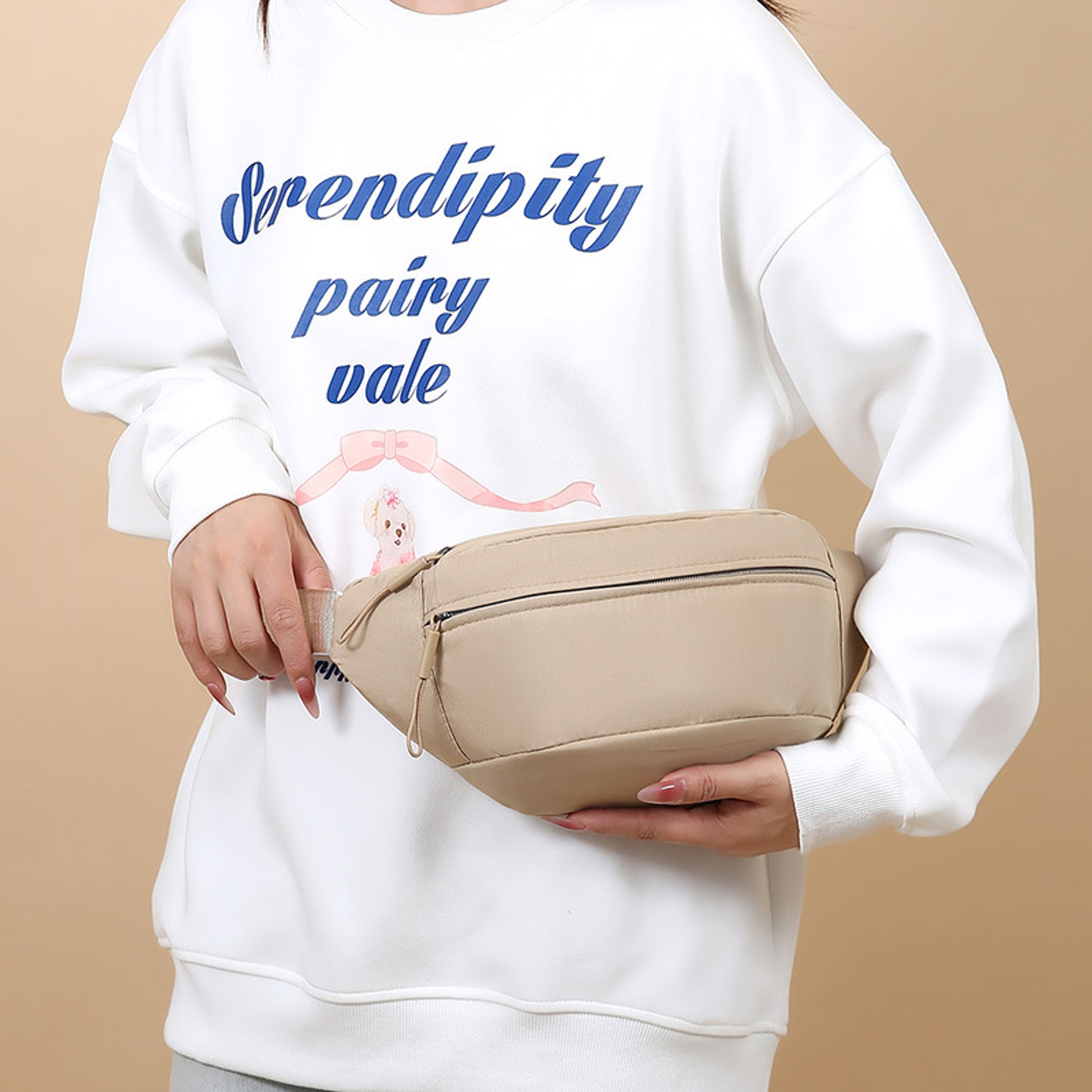Crossbody Belt Bag For Women Travel Sling Waist Pack Phone Shoulder Bag 6
