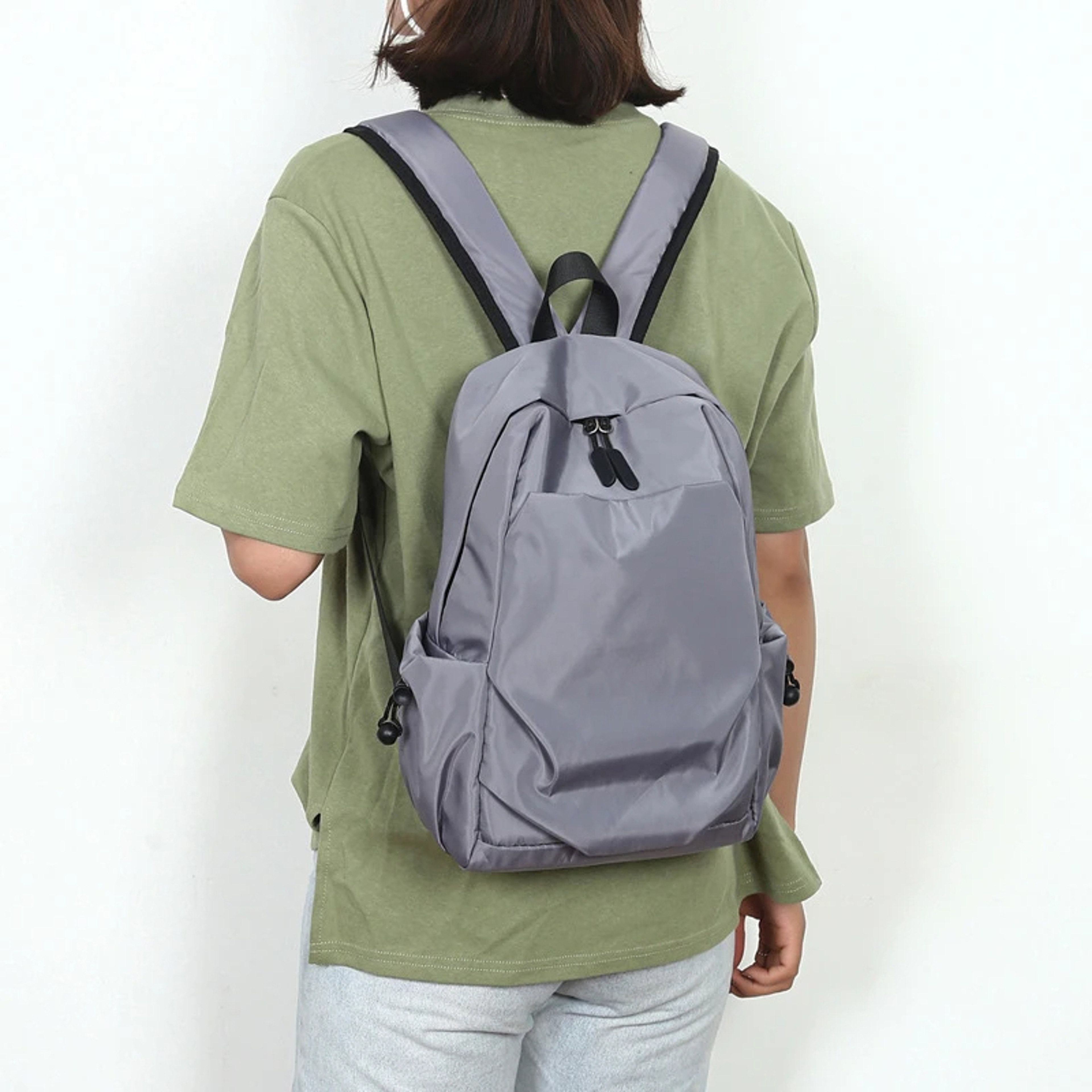 Back To School Backpack Mini Canvas Backpack For Men Small Travel Crossbody Daypack 4