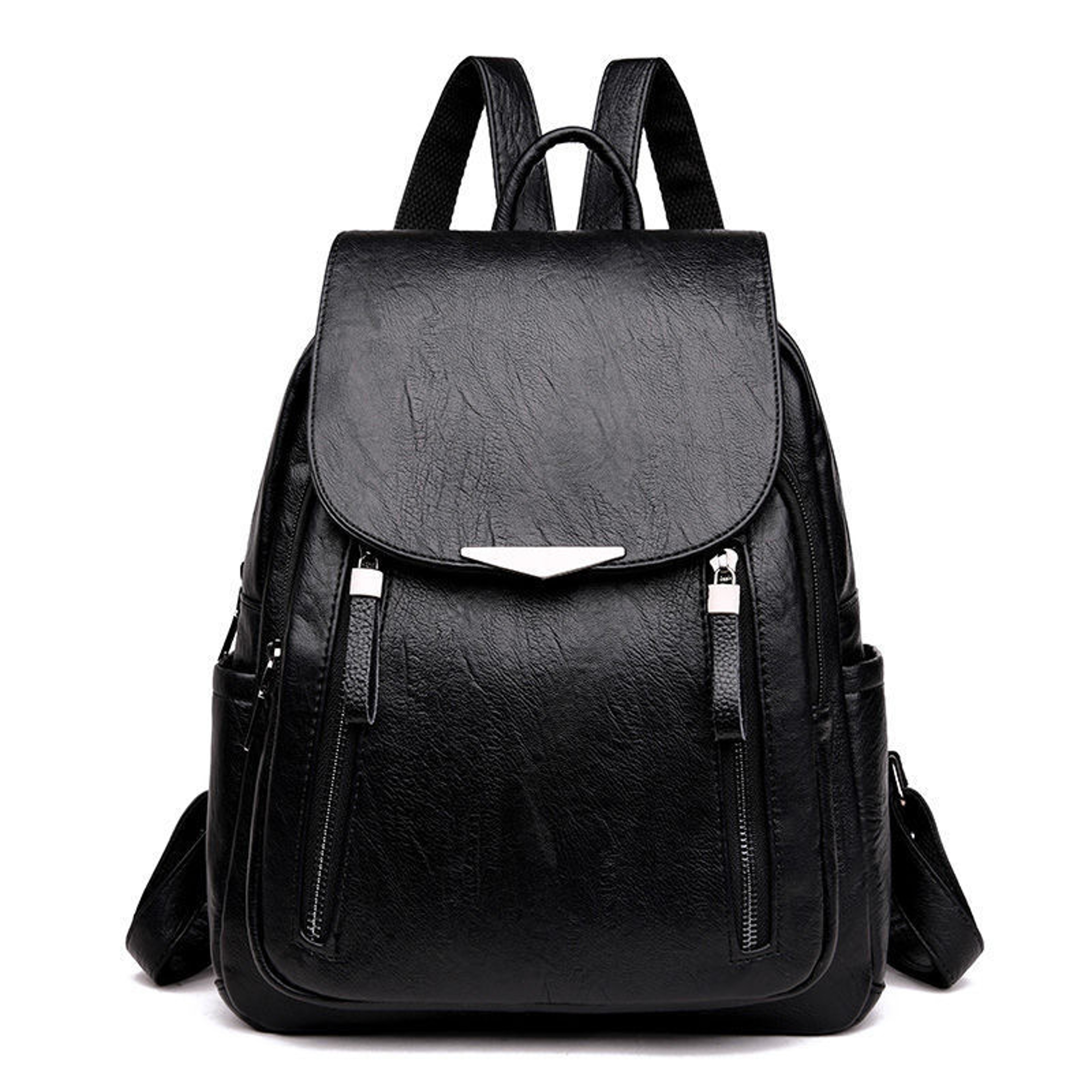 Elegant PU Leather Womens Backpack Back To School Backpack Fashion Travel Backpack For Women 2