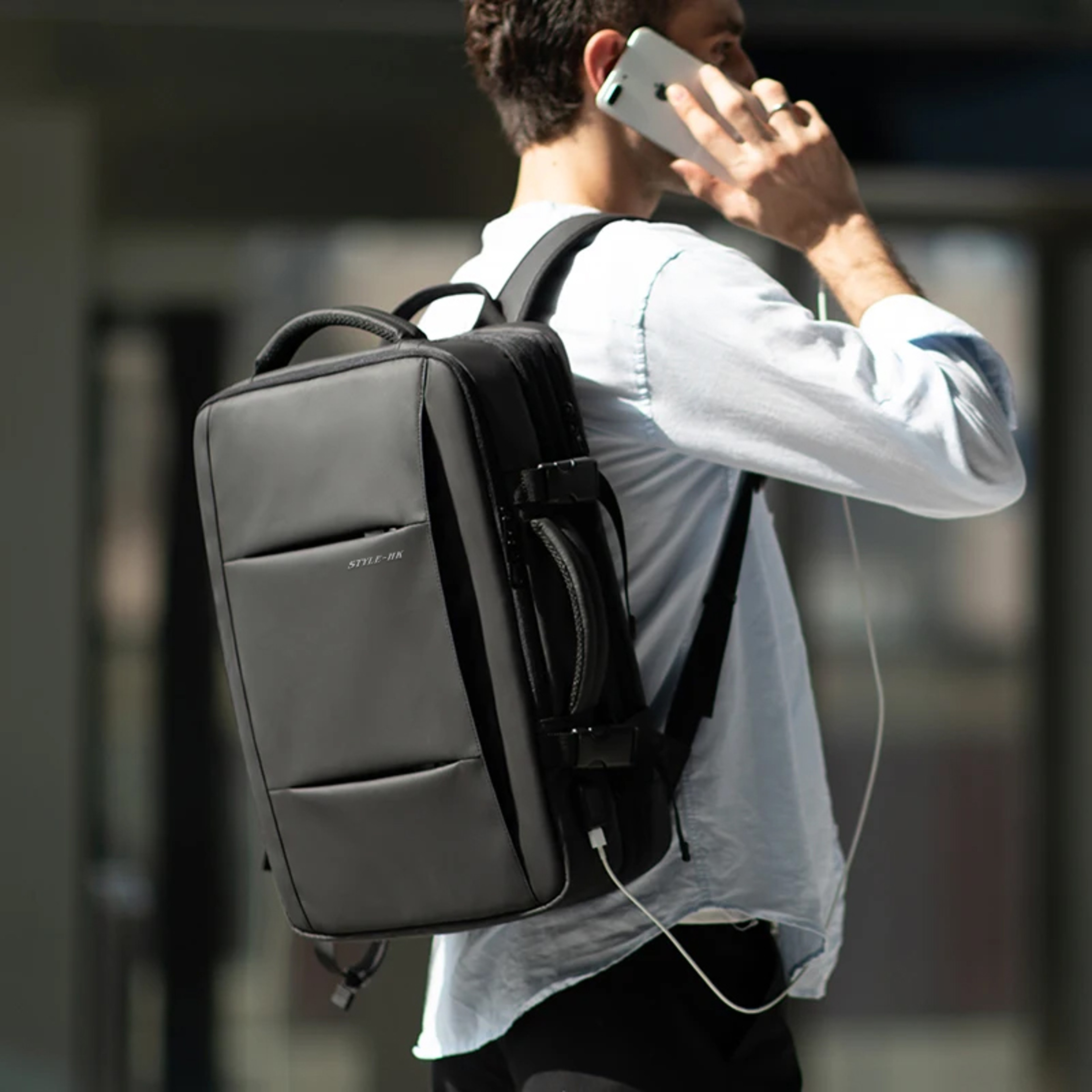 Laptop Backpack Back To School Backpack Expandable Travel Business Backpack 0