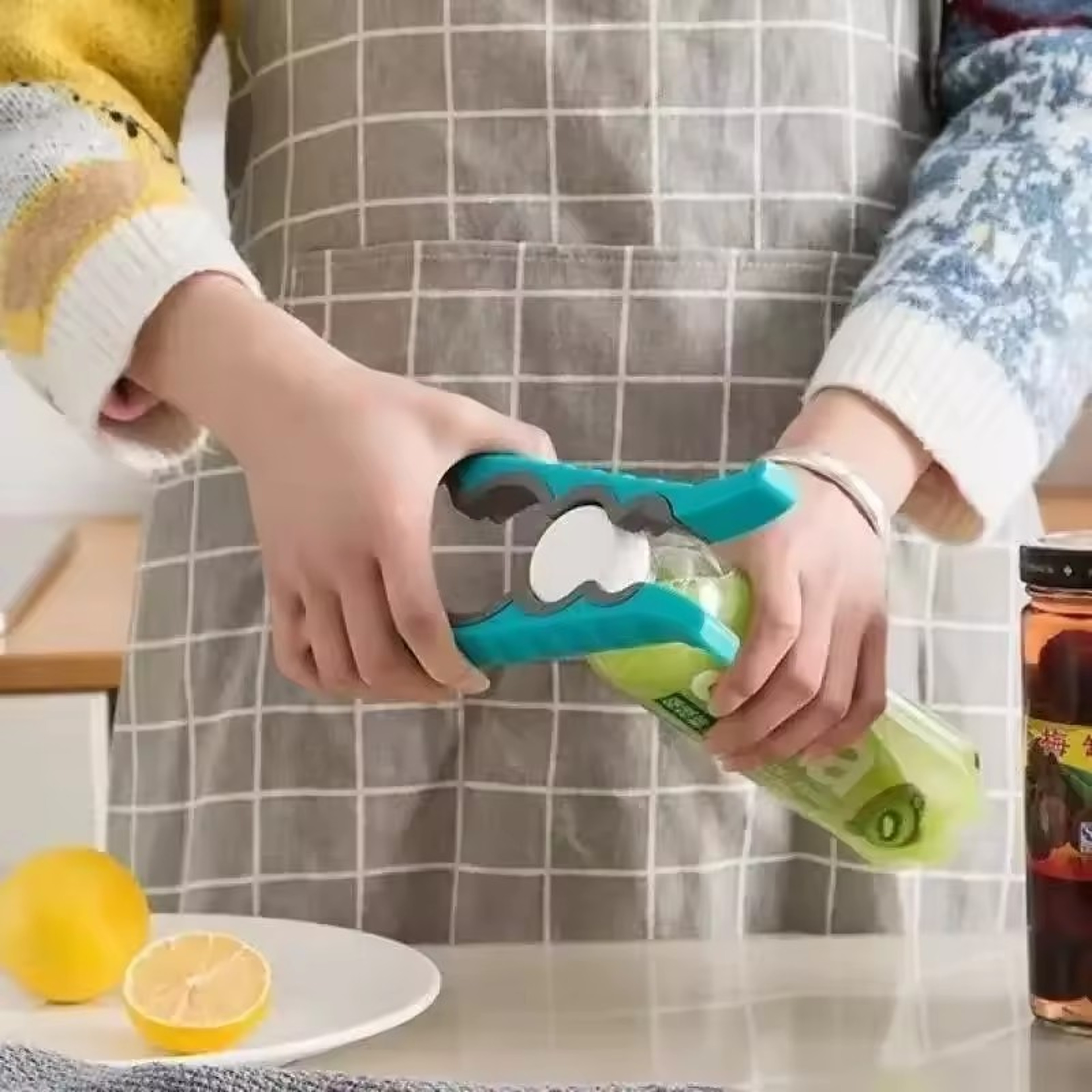 Multi Function Bottle  Jar Opener Back To School Backpack Easy Grip Kitchen Tool 5