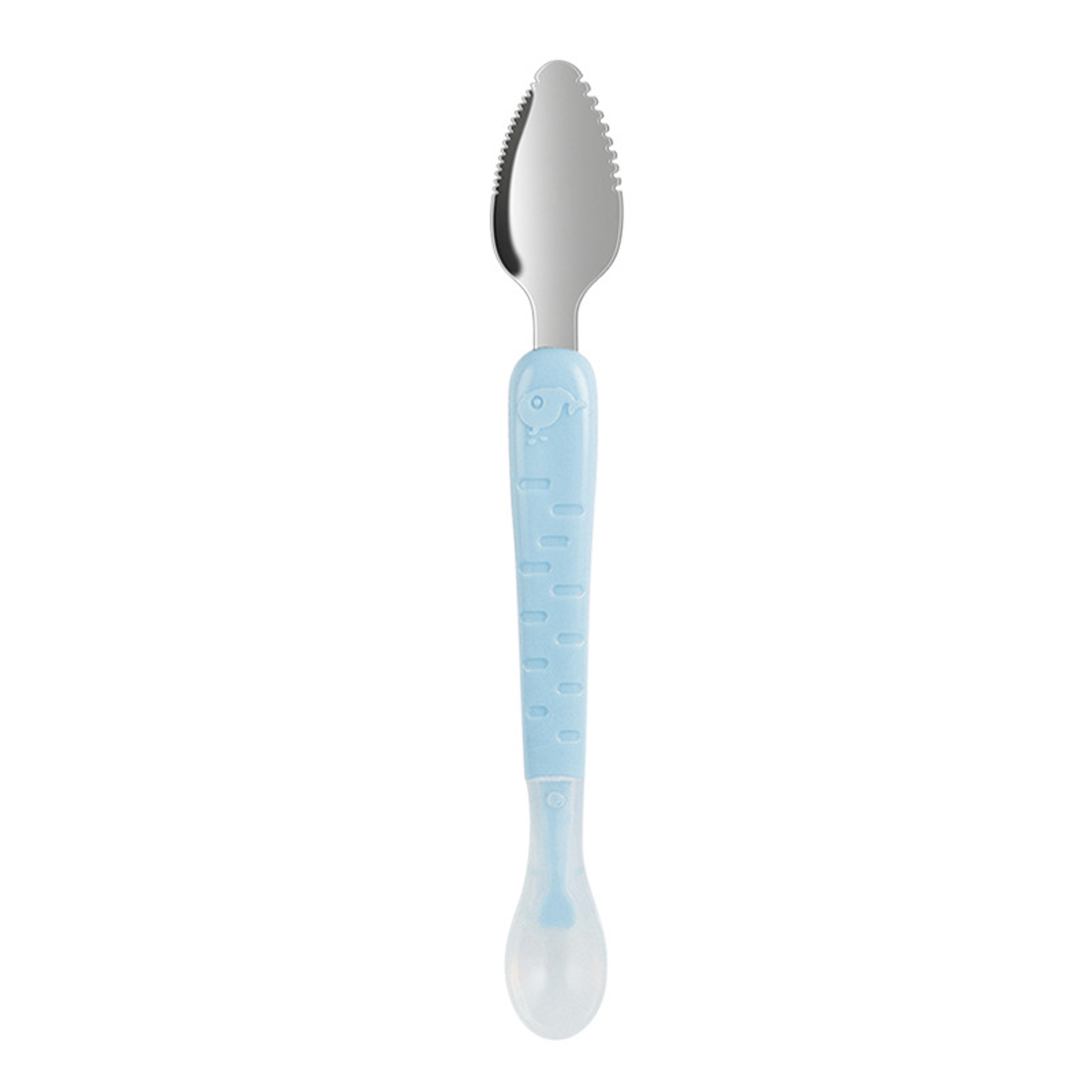 Food Scraper Spoon With Dual Head Silicone Baby Puree Maker  Fruit Feeder Spoon 0