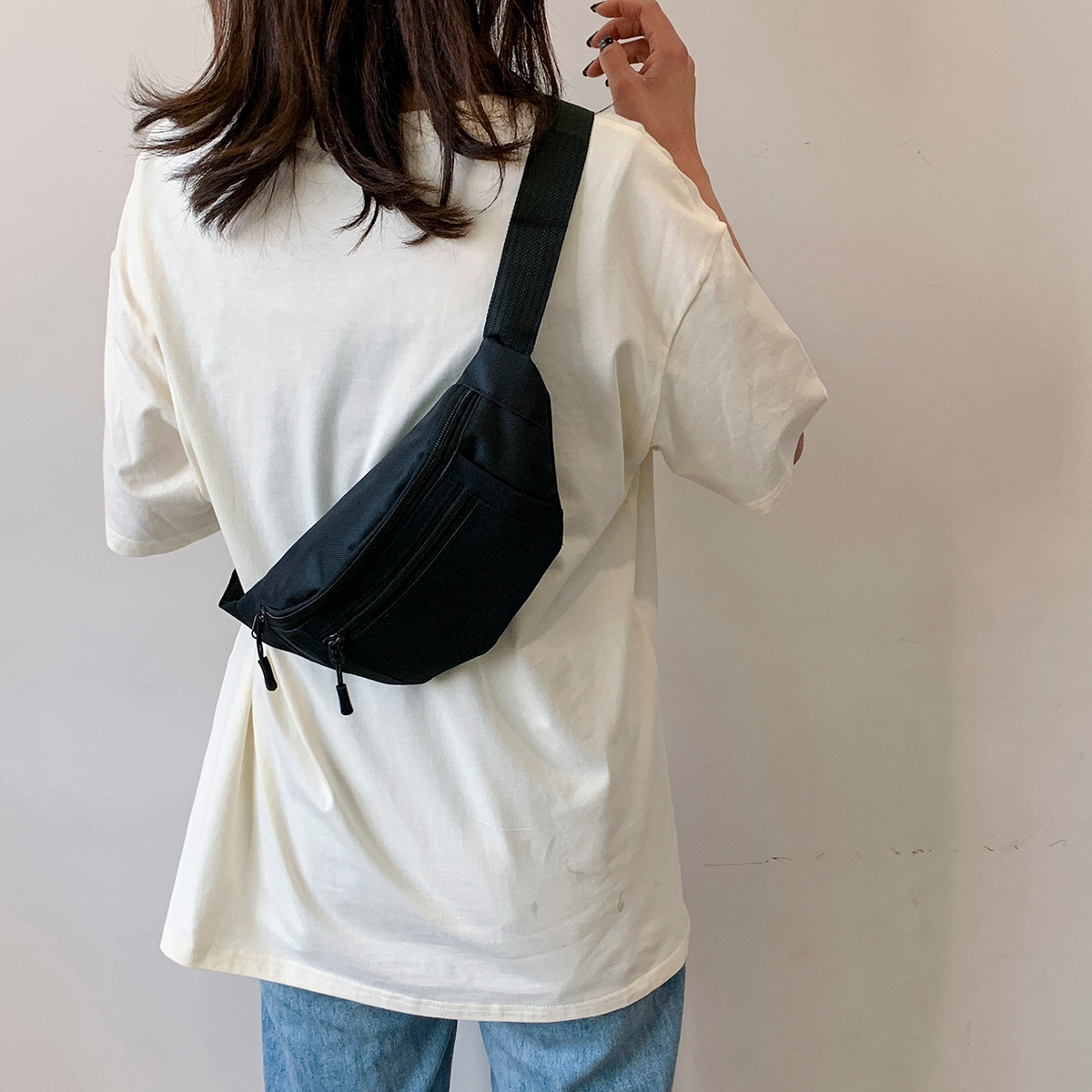 Running Belt Bag Large Crossbody Waist Bag For Travel Fitness  Everyday Carry 3