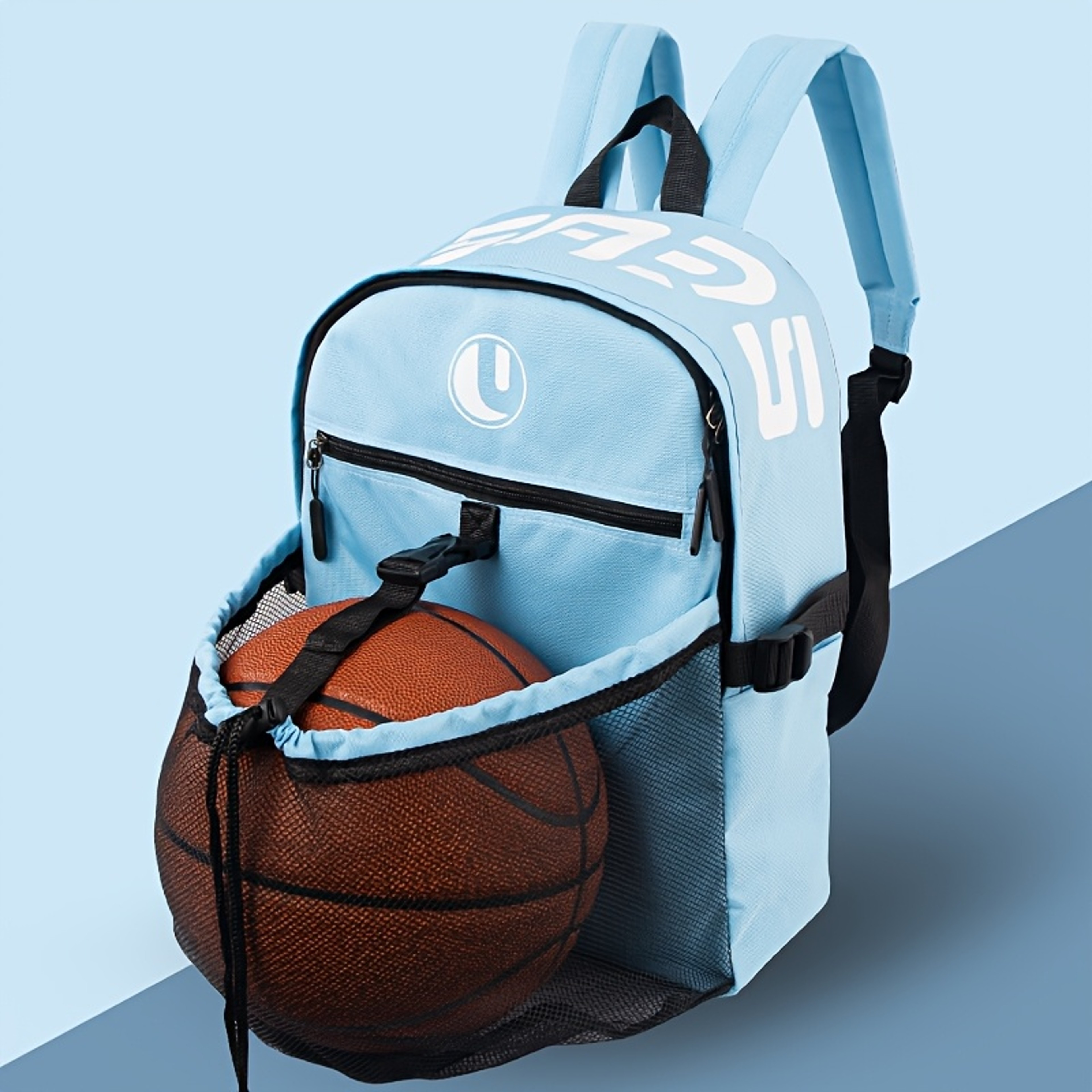 MultiSport Sports Backpack With Mesh Ball Holder For Basketball Soccer  Volleyball Training 2