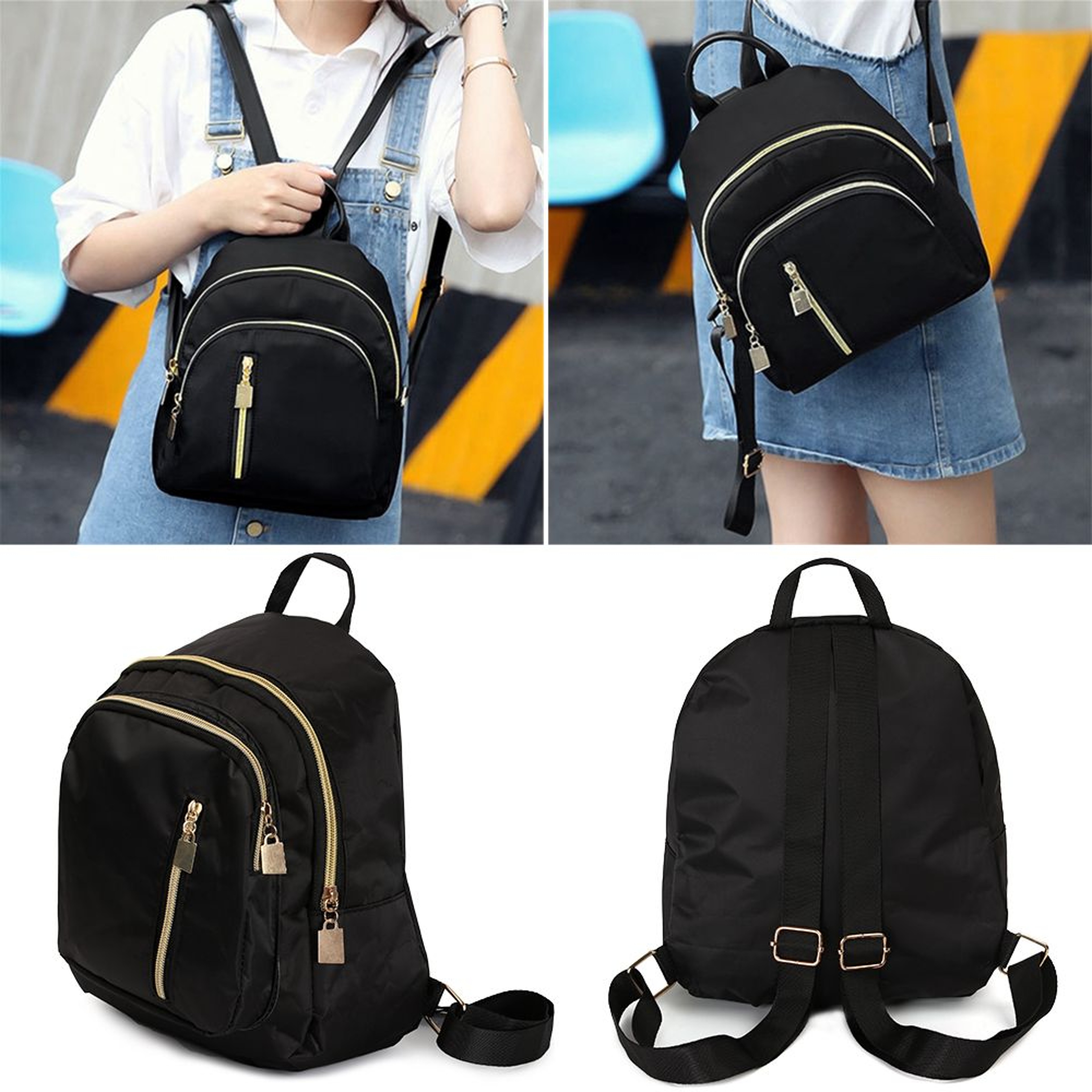 Mini Backpack For Women Oxford Backpack Casual Travel Backpack Purse 2