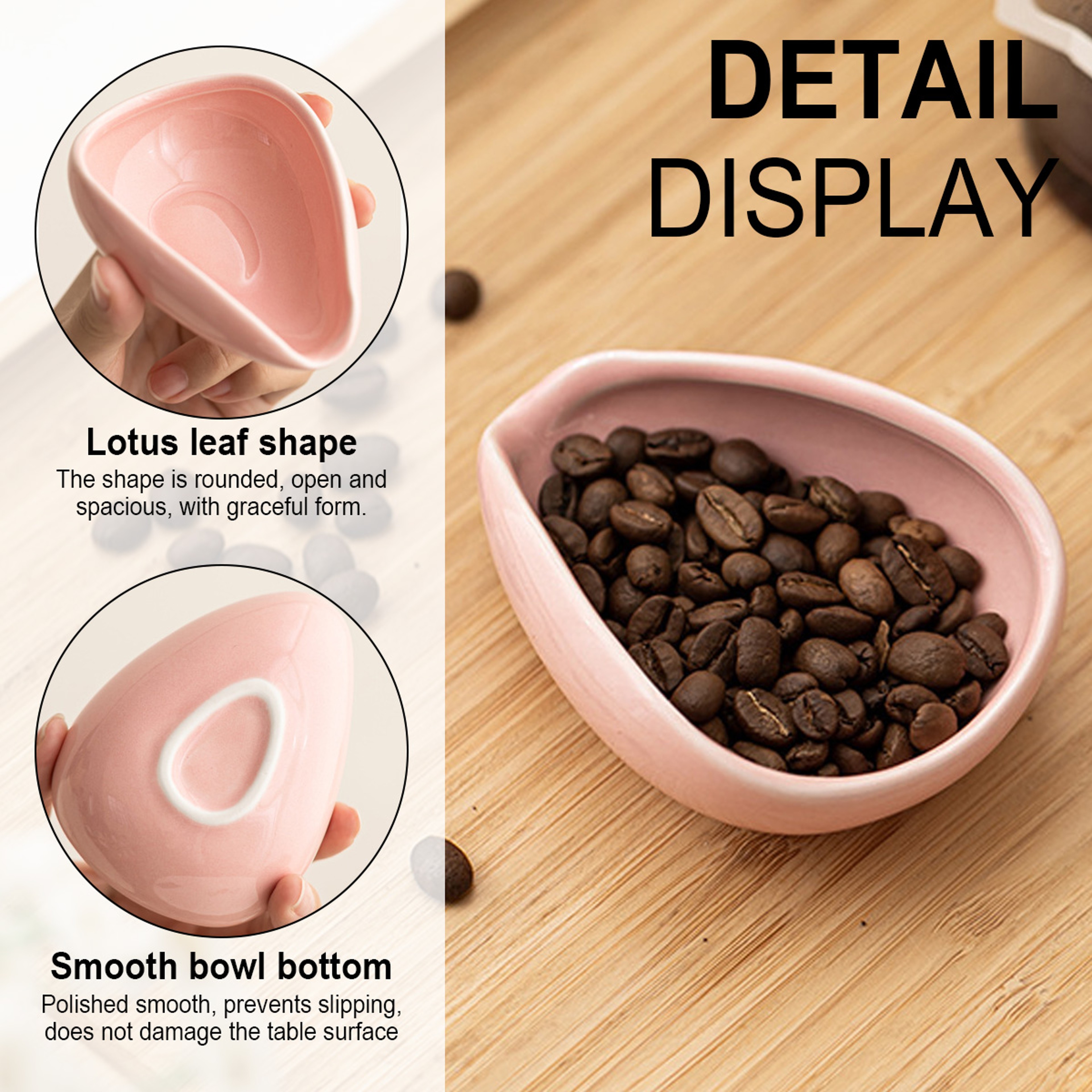 Premium Coffee Dosing Cup  RDT Spray Bottle Set With Ceramic Coffee Bean Dosing Tray 7