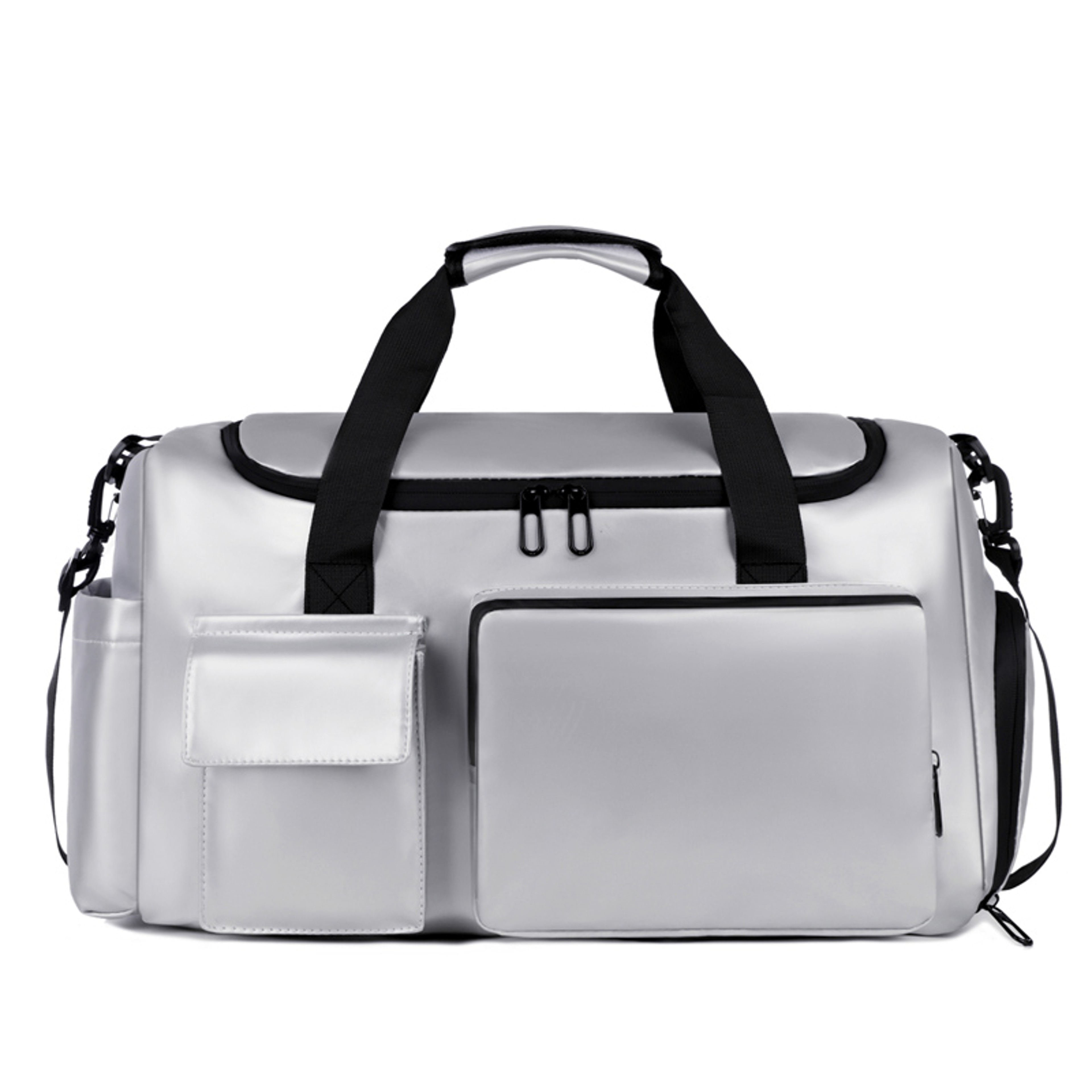 Gym Bag With Shoe Compartment Travel Sports Duffel With Dry Wet Storage 1