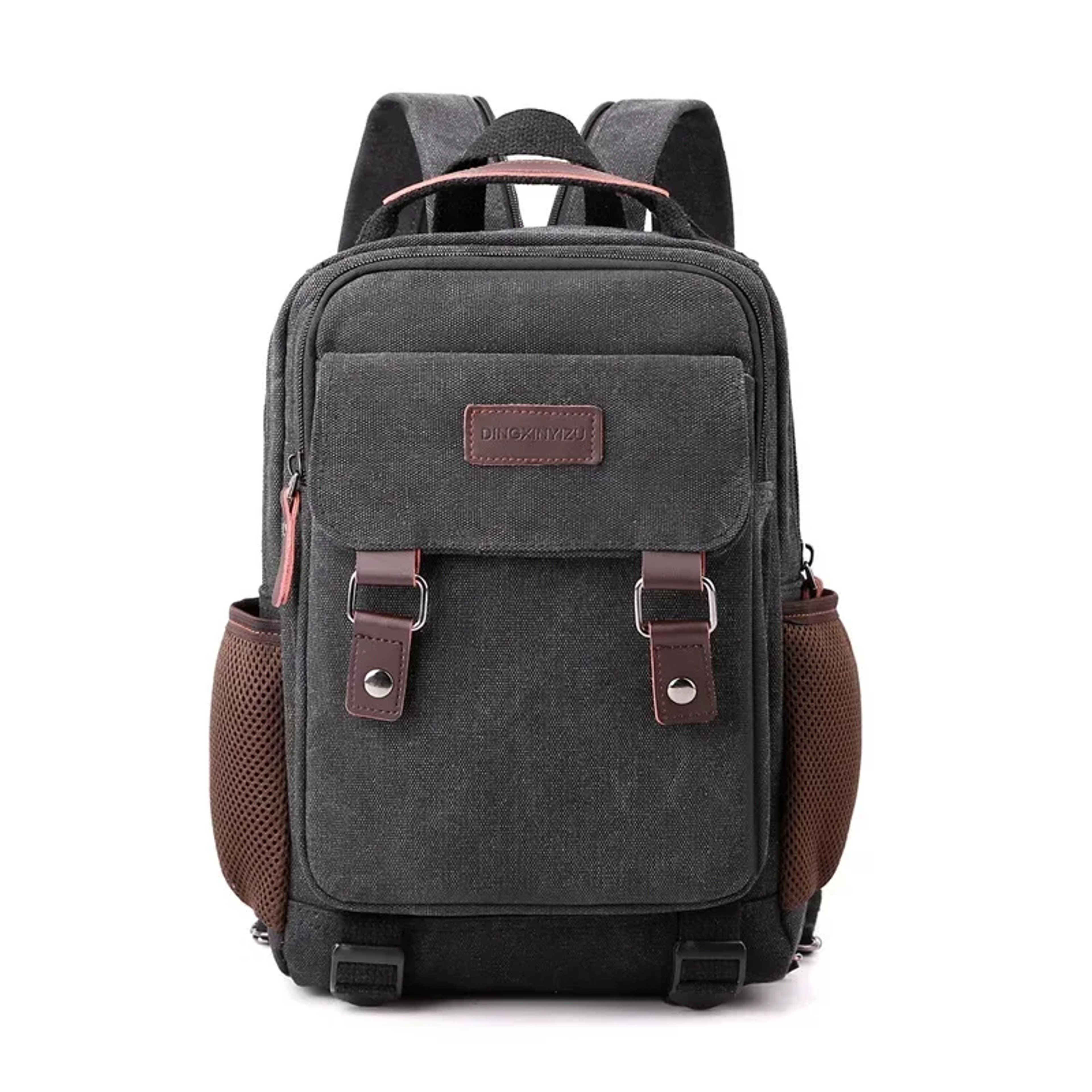 Small Mens Backpack Canvas Crossbody Daypack For Travel Work  Everyday Carry 2