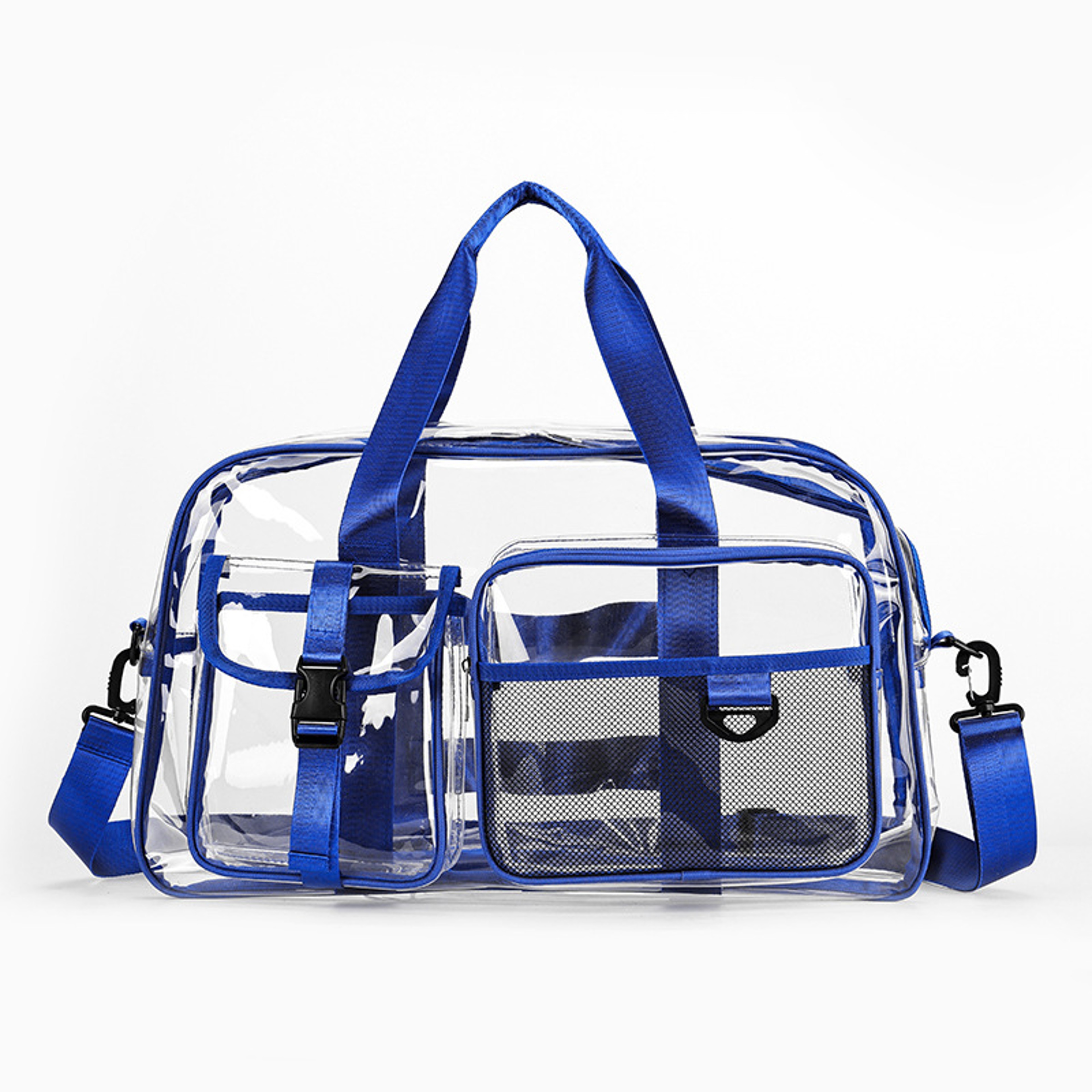 Swim Bag Transparent Beach Tote With Large Capacity Travel Shoulder Design 0
