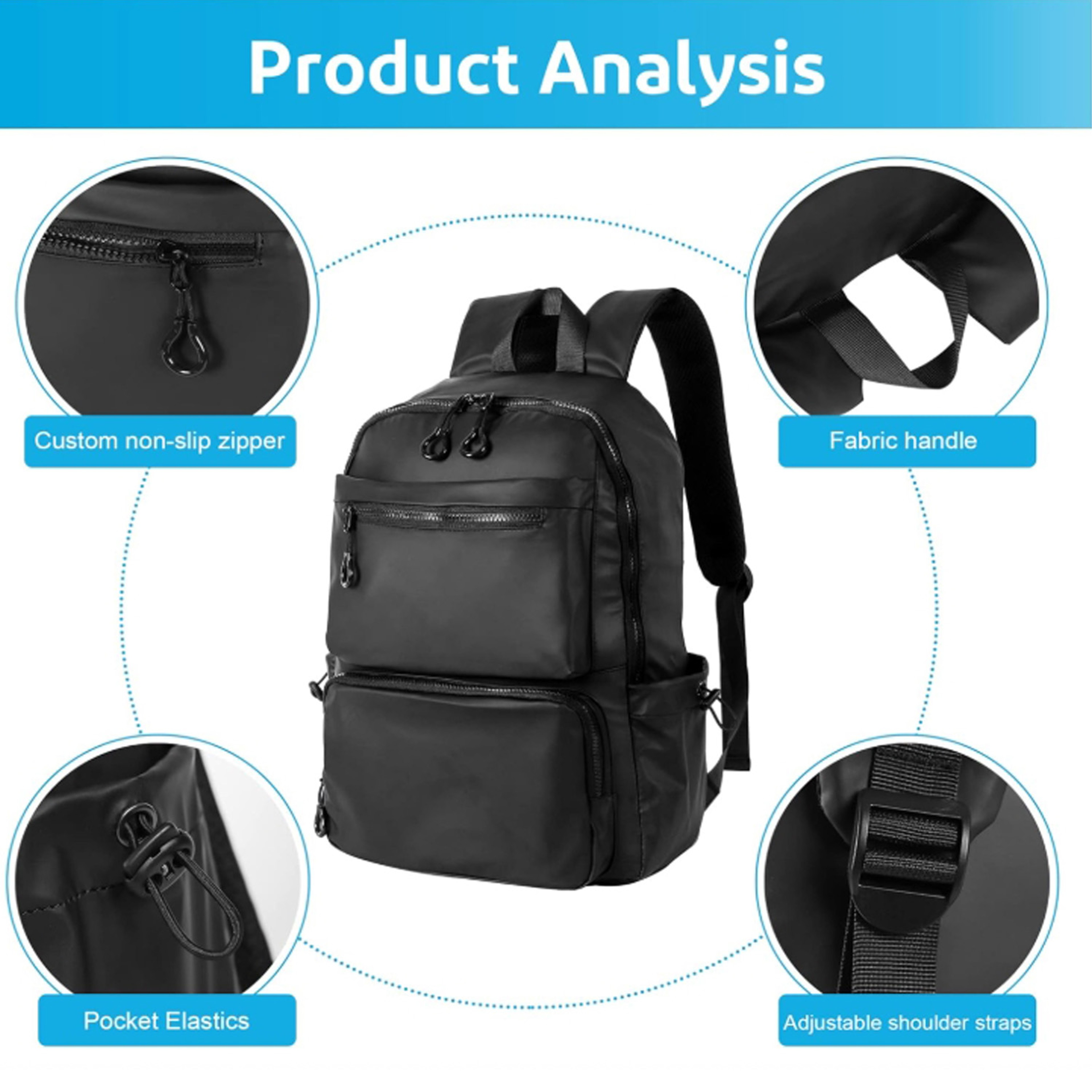 Laptop Backpack For Laptops Travel School Bag  Lightweight Back To School Backpack 5
