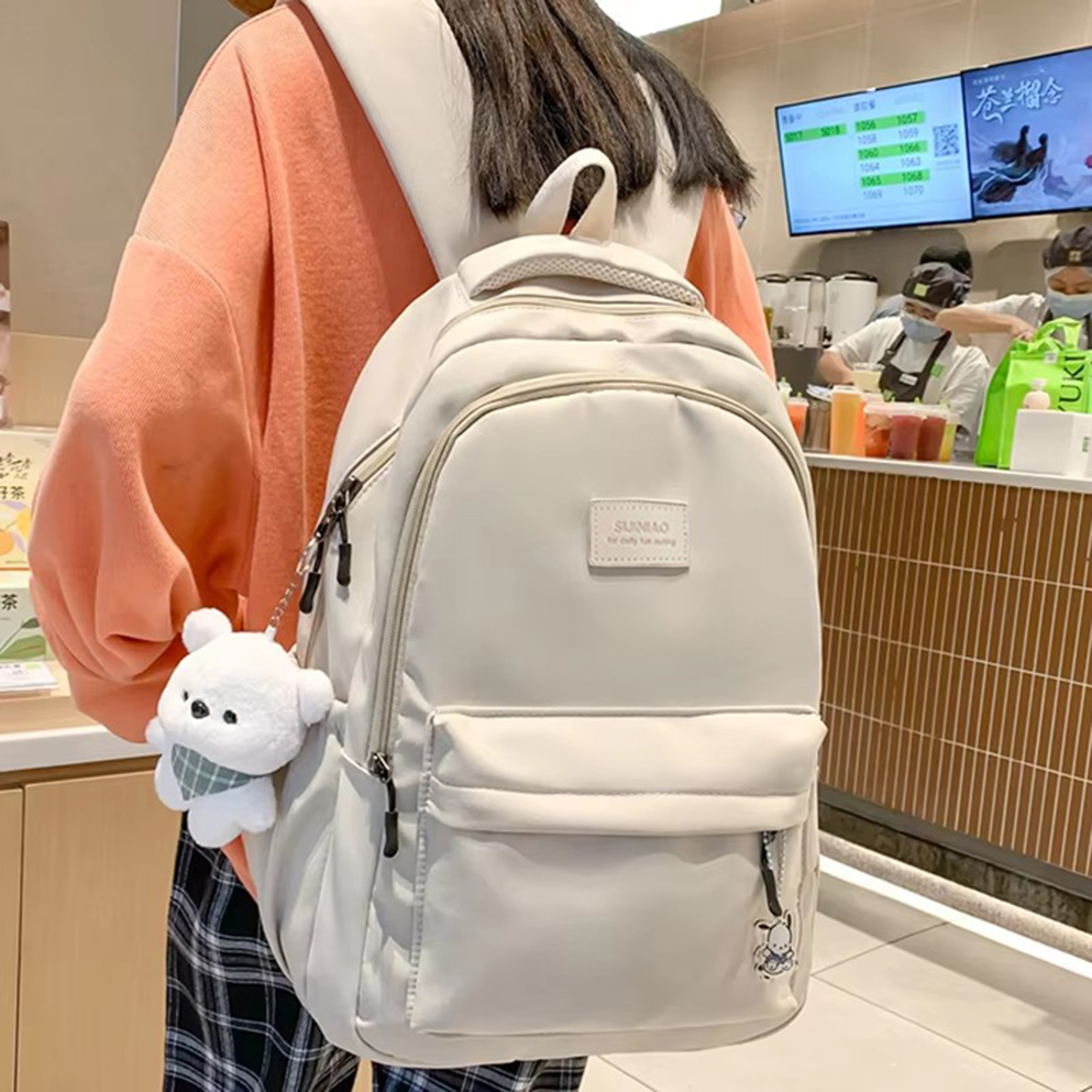 Waterproof Laptop Backpack For Women Back To School Backpack College  Travel Backpack 5