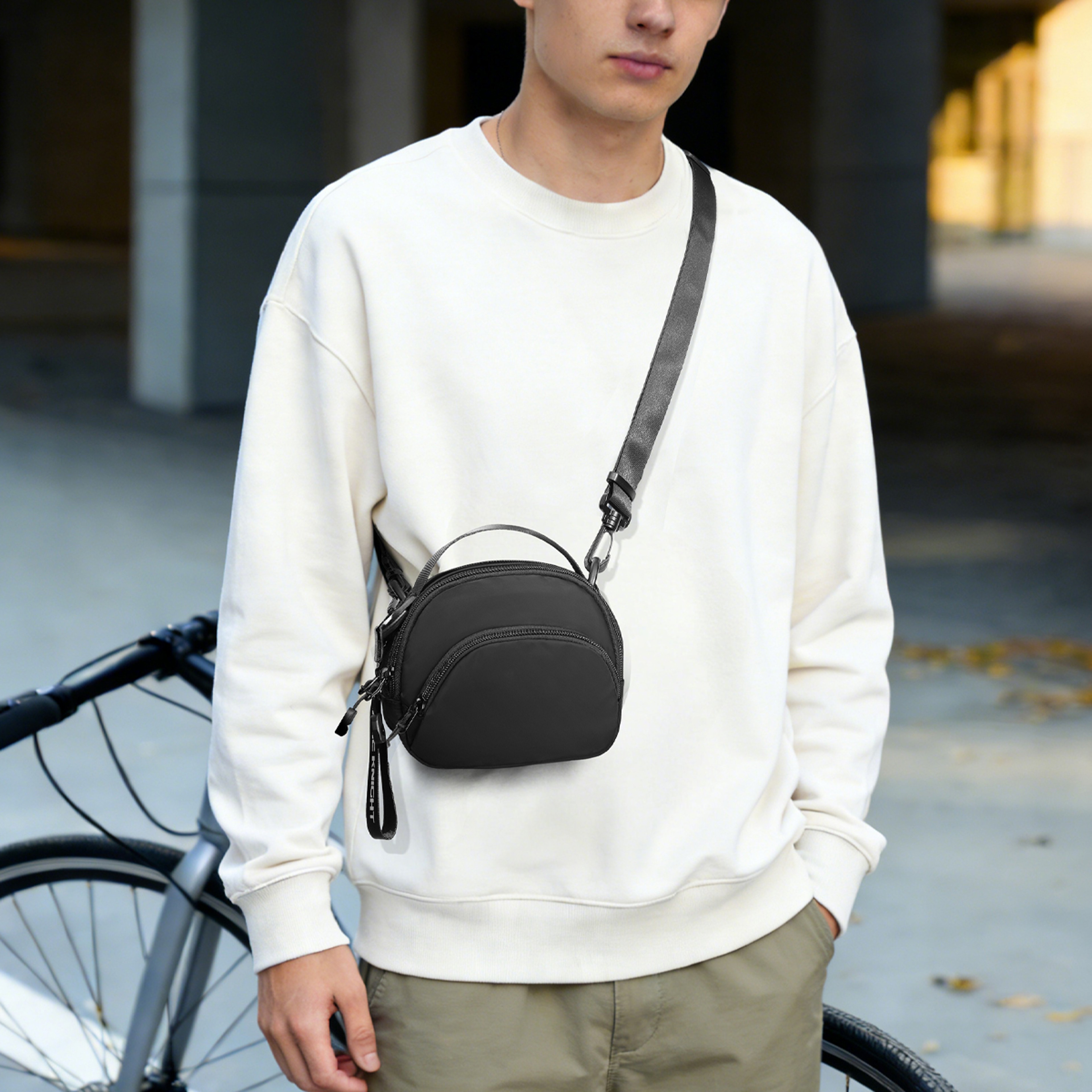 Crossbody Bag For Men With Back To School Backpack Everyday Chest  Small Messenger Design 0