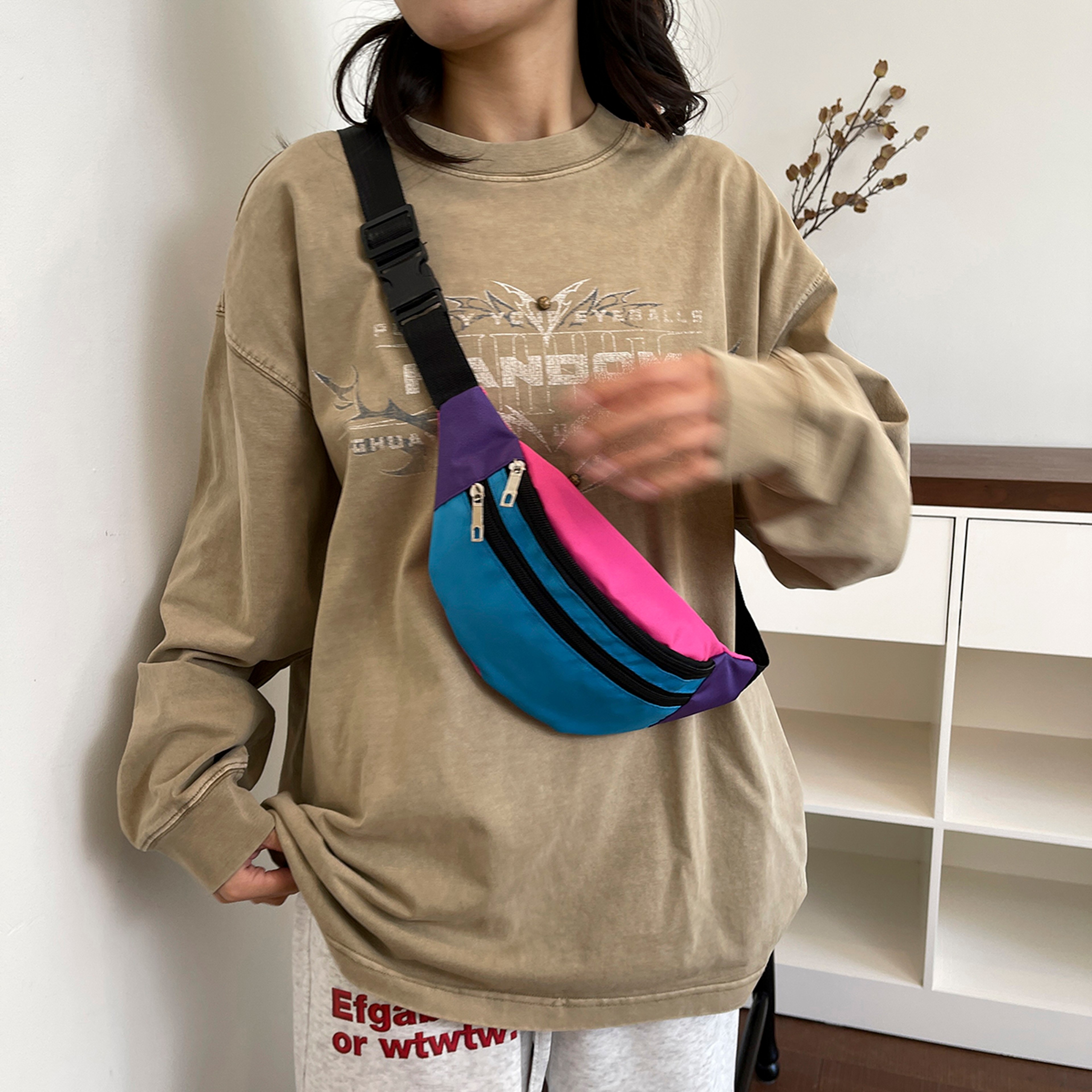 Travel Crossbody Belt Bag For Men  Women Back To School Backpack Phone Sling Fanny Pack 5