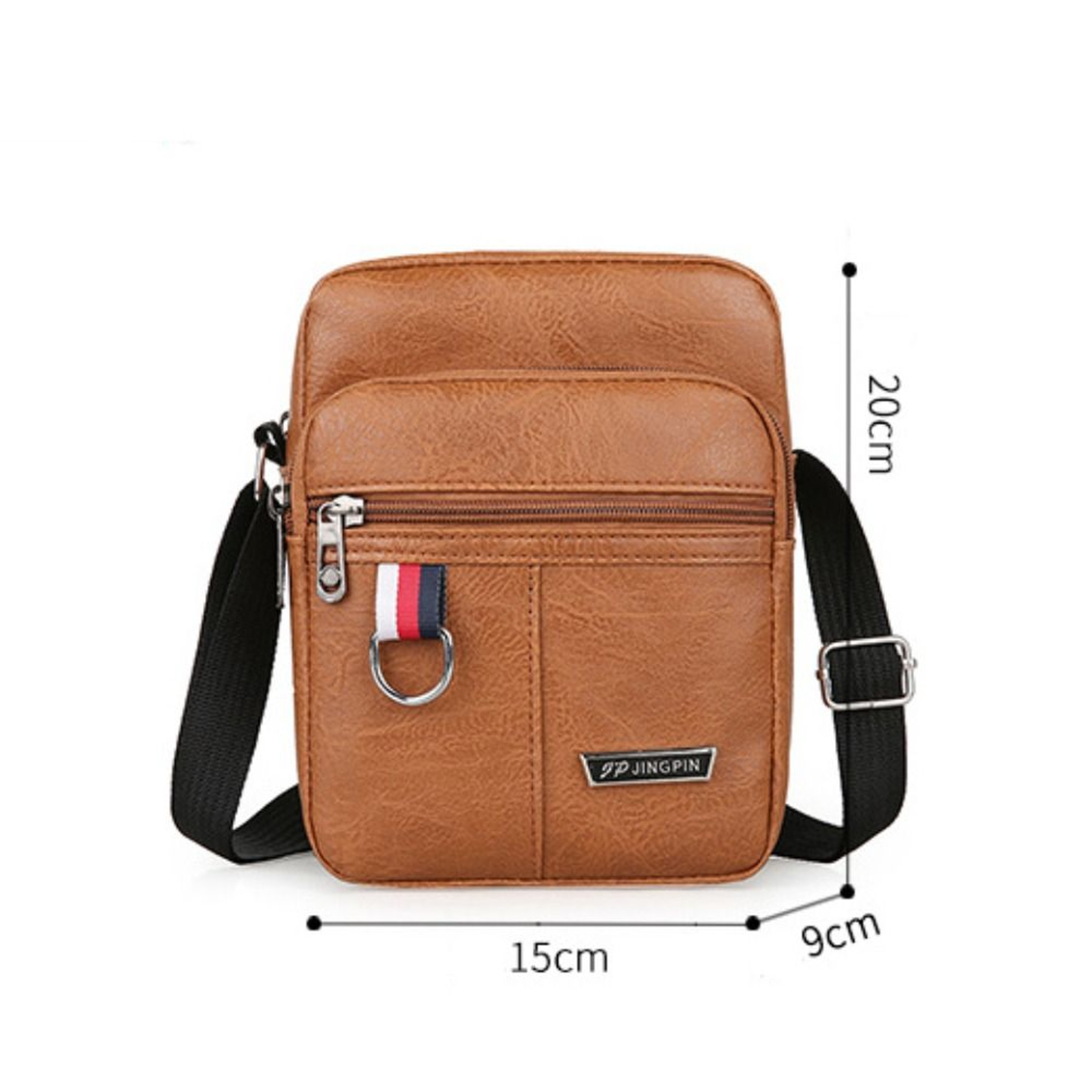 Urban Voyager Leather Messenger Bag For Men Large Capacity Mens Shoulder Bag Waterproof PU Leather 6