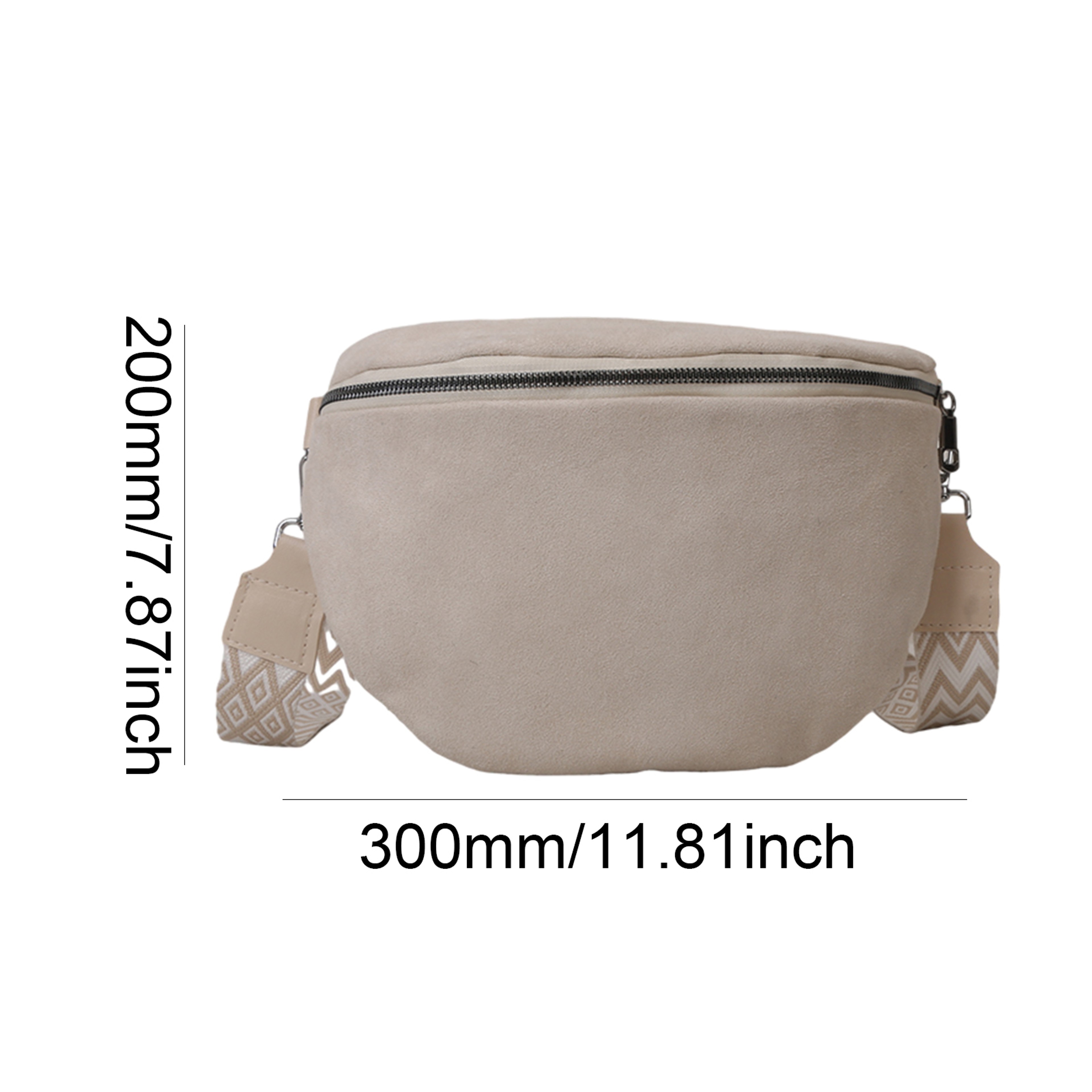 Womens Leather Crossbody Bag PU Leather Shoulder Chest Bag Adjustable Fashion Waist Sling Bag 1