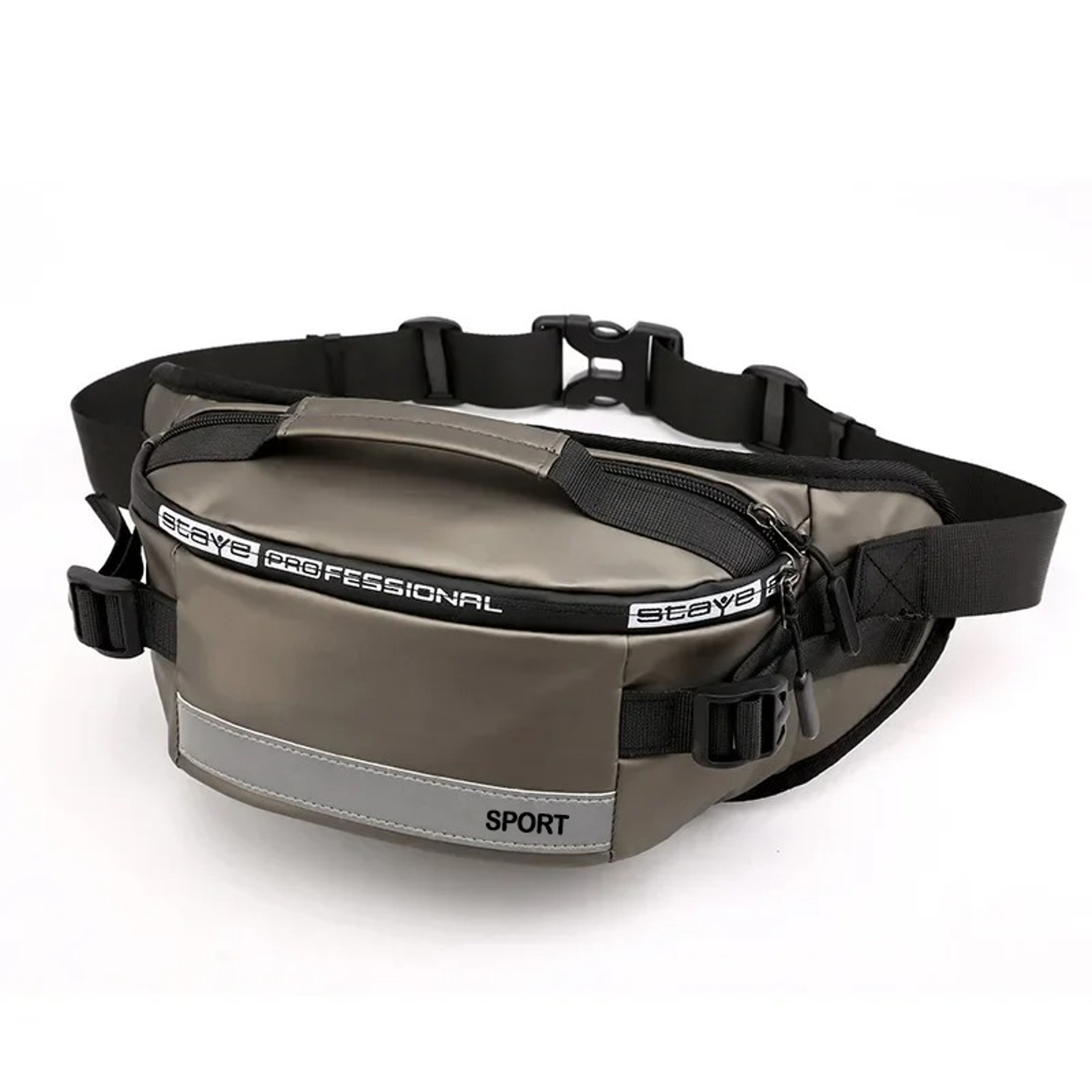Men Anti Theft Close Fitting Waist Bag Multi Functional Nylon Chest Pack 0