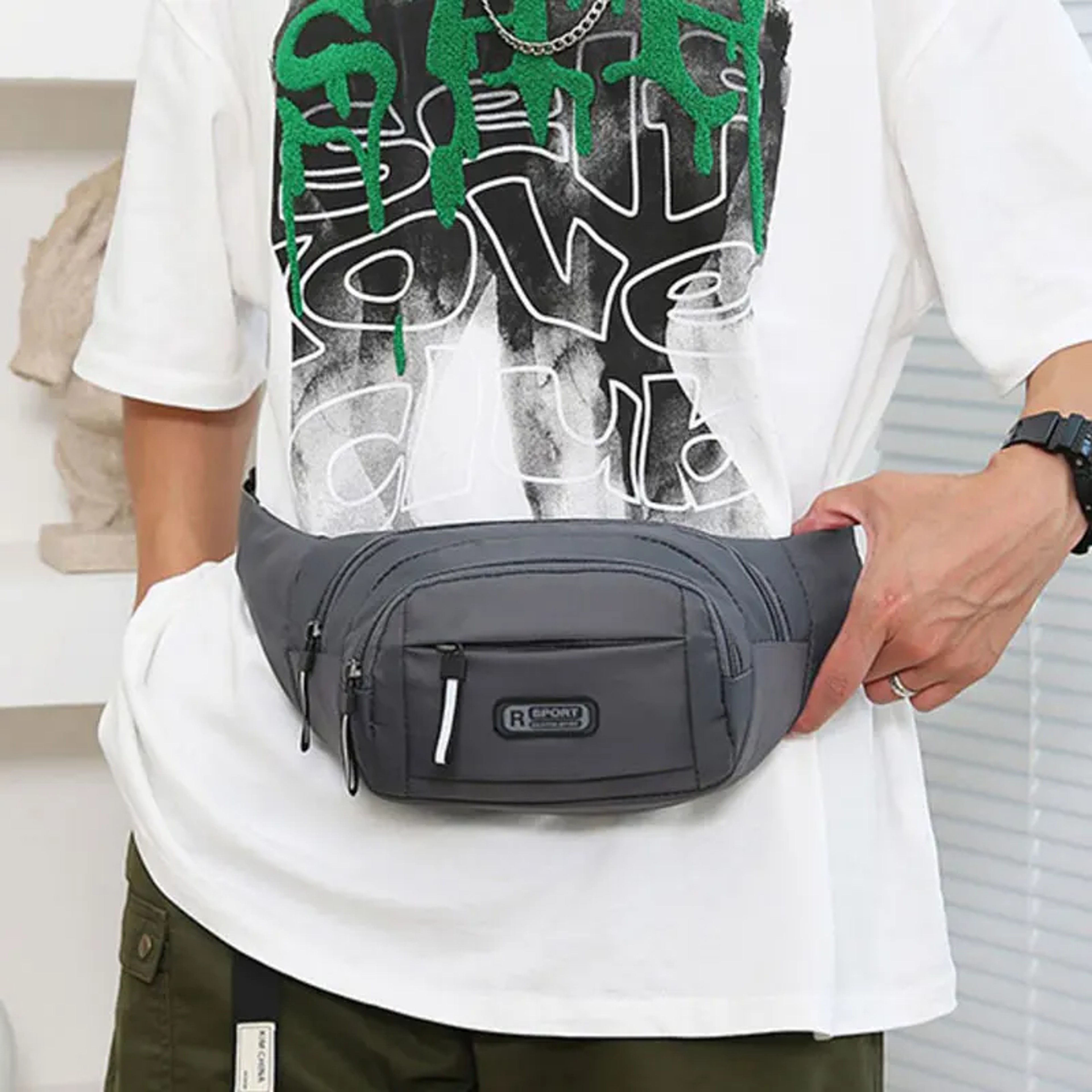 Ultra Thin Invisible Waist Bag For Men Lightweight Running Fanny Pack 8