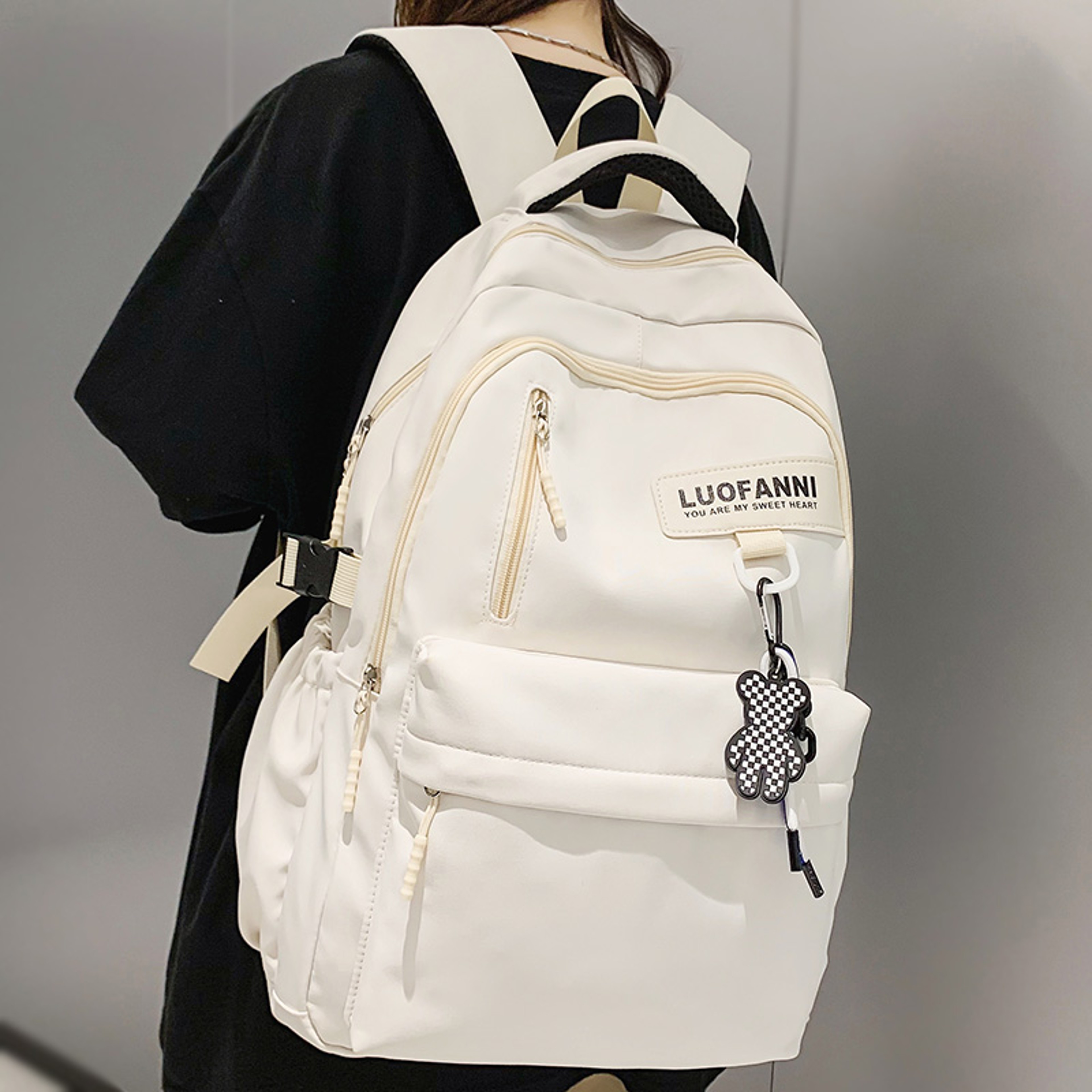 High Capacity College Backpack Travel  Laptop School Bag 0
