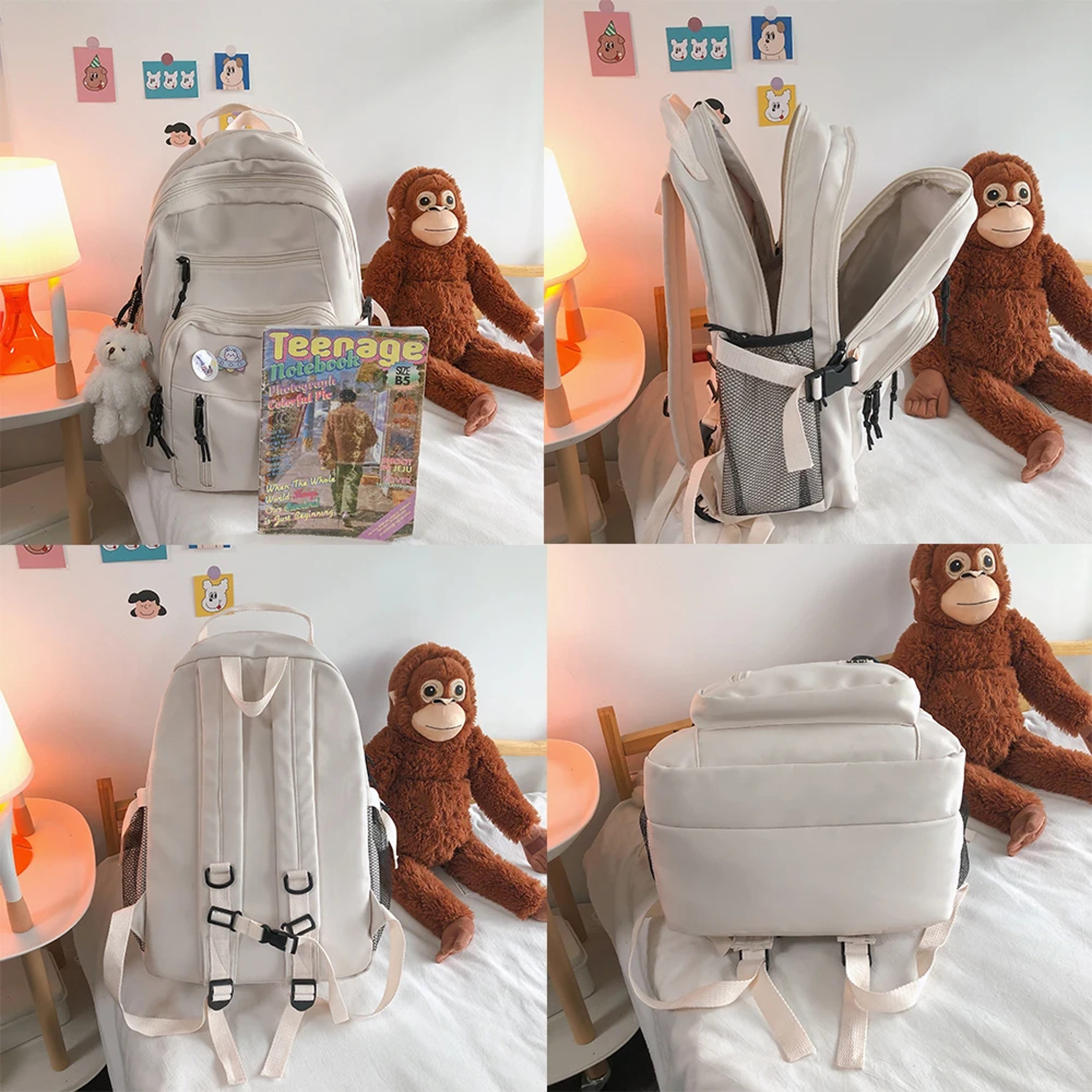 Canvas Backpack College Backpack School Backpack Casual Backpack Travel Backpack 6