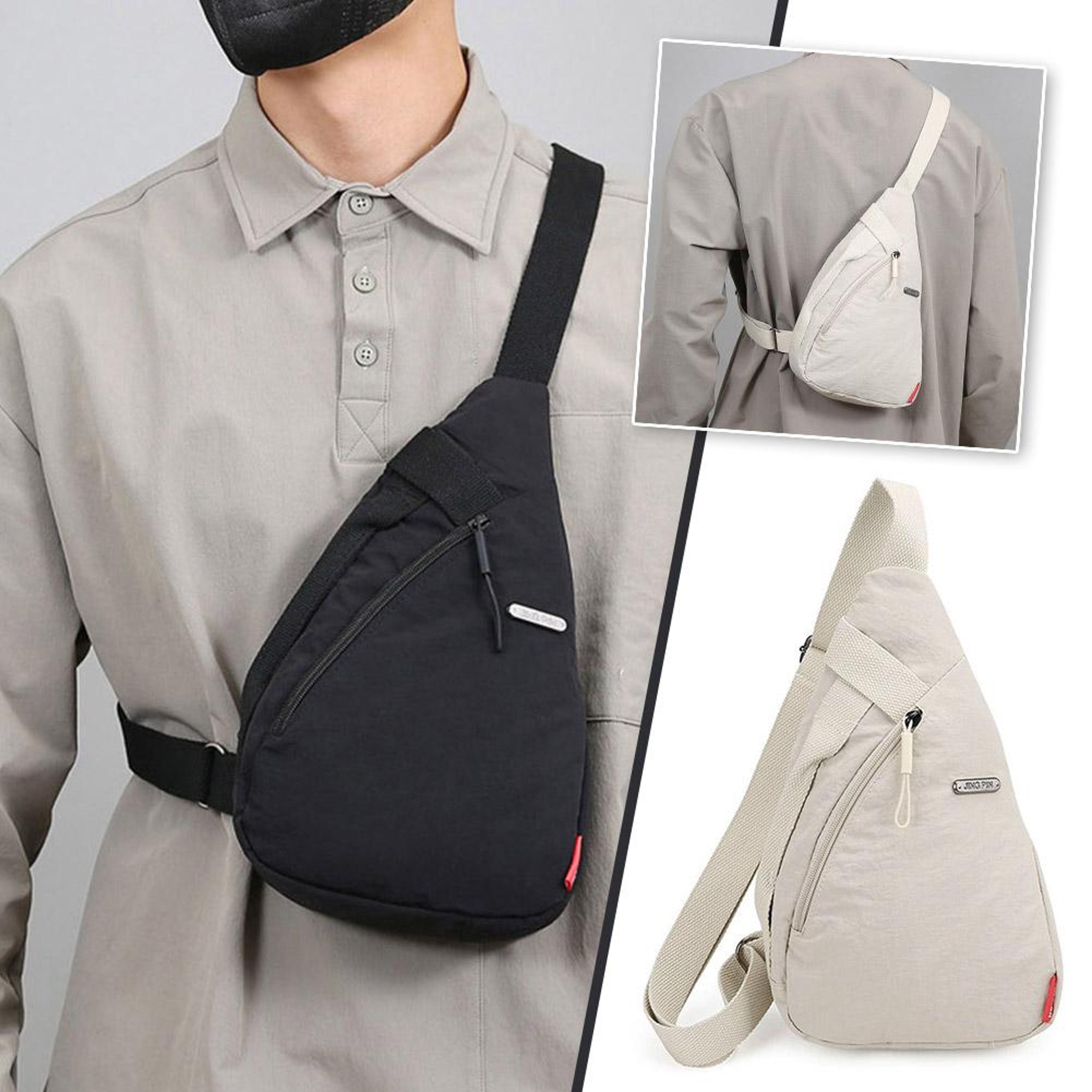 Large Capacity Chest Bag For Men Women Crossbody Sling Bag For Travel Cycling Hiking 0