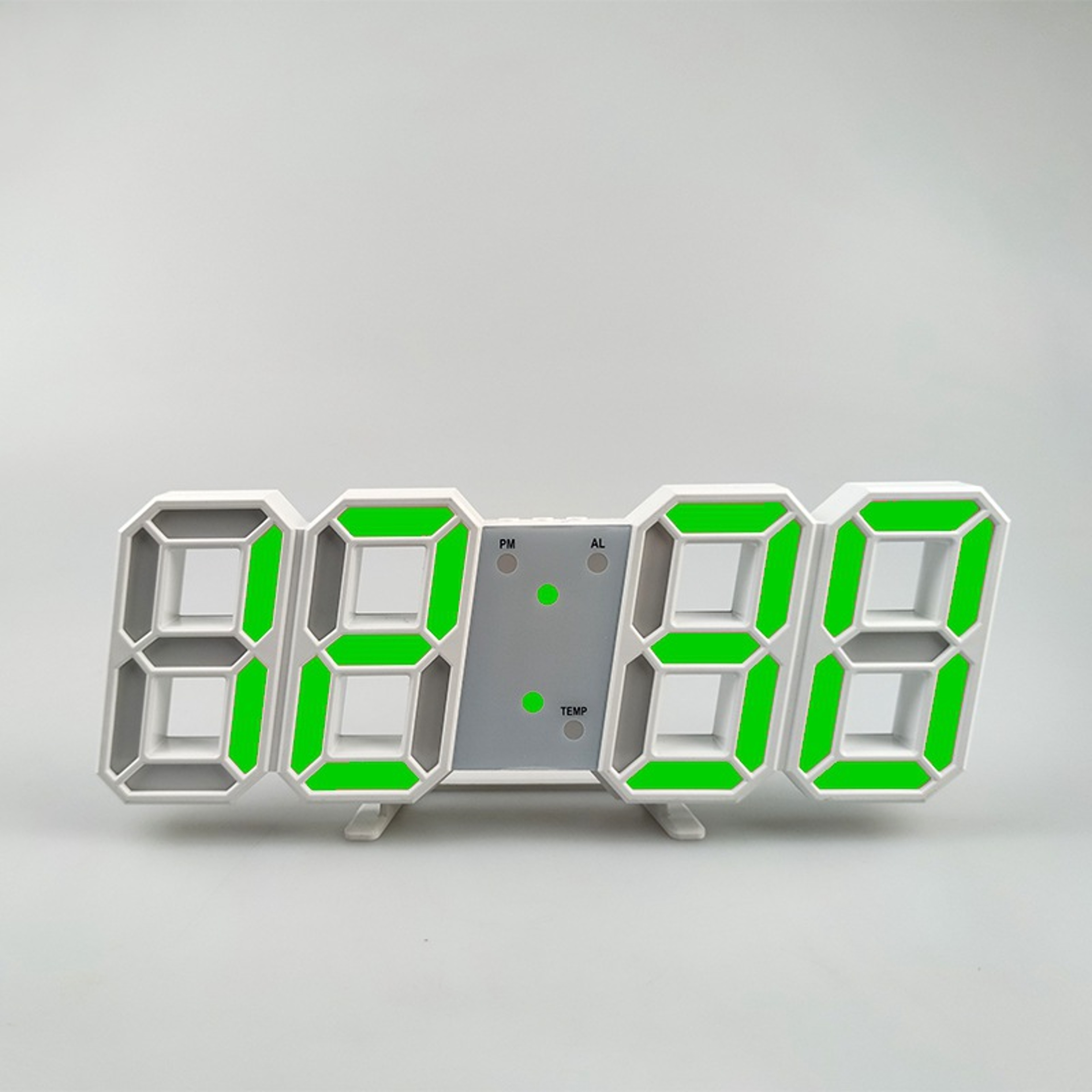LED Digital Alarm Clock With Temperature Display Wall And Desk Clock For Home Office Bedroom 0