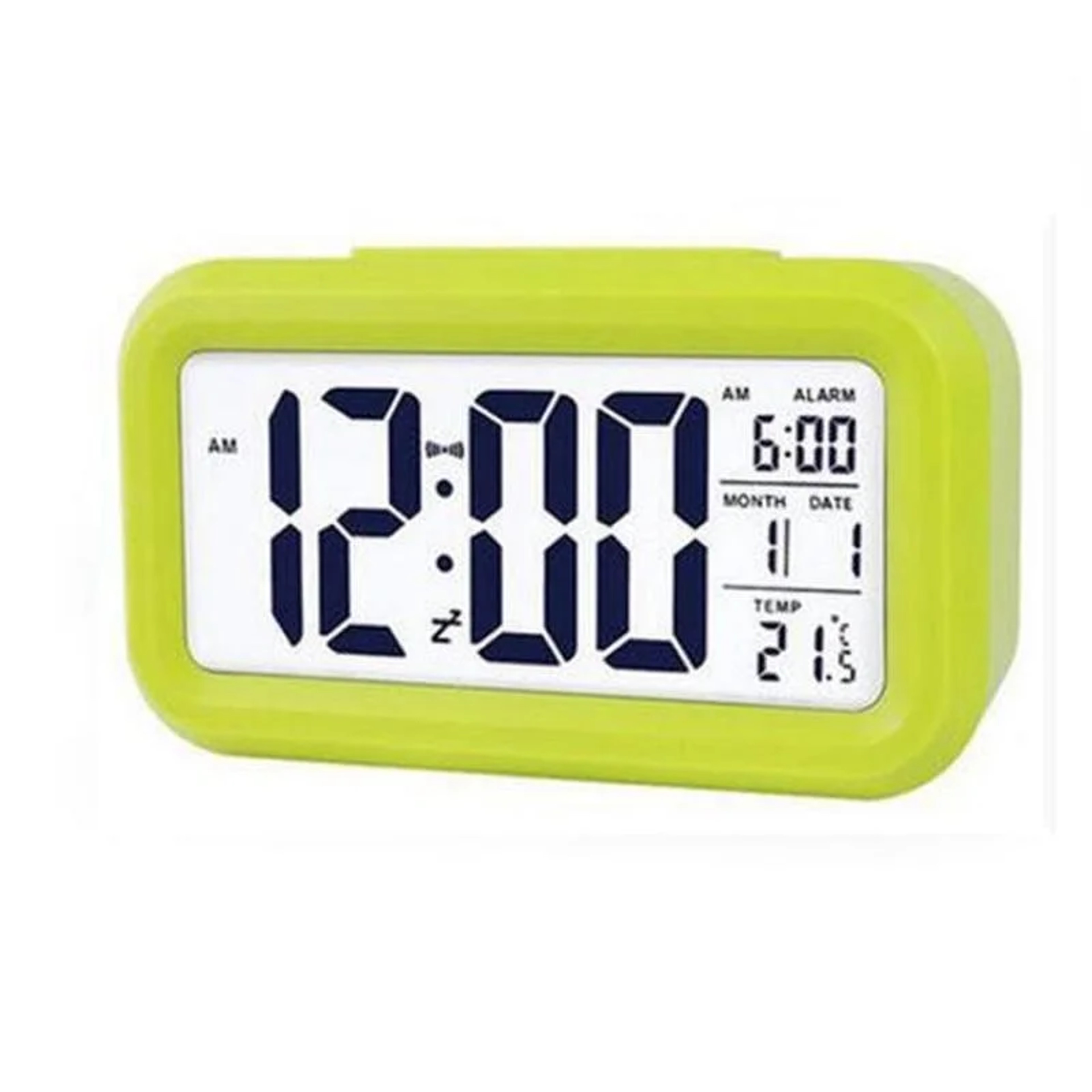 Digital Alarm Clock LCD Desk Clock With Calendar Indoor Thermometer For Bedroom Office 3