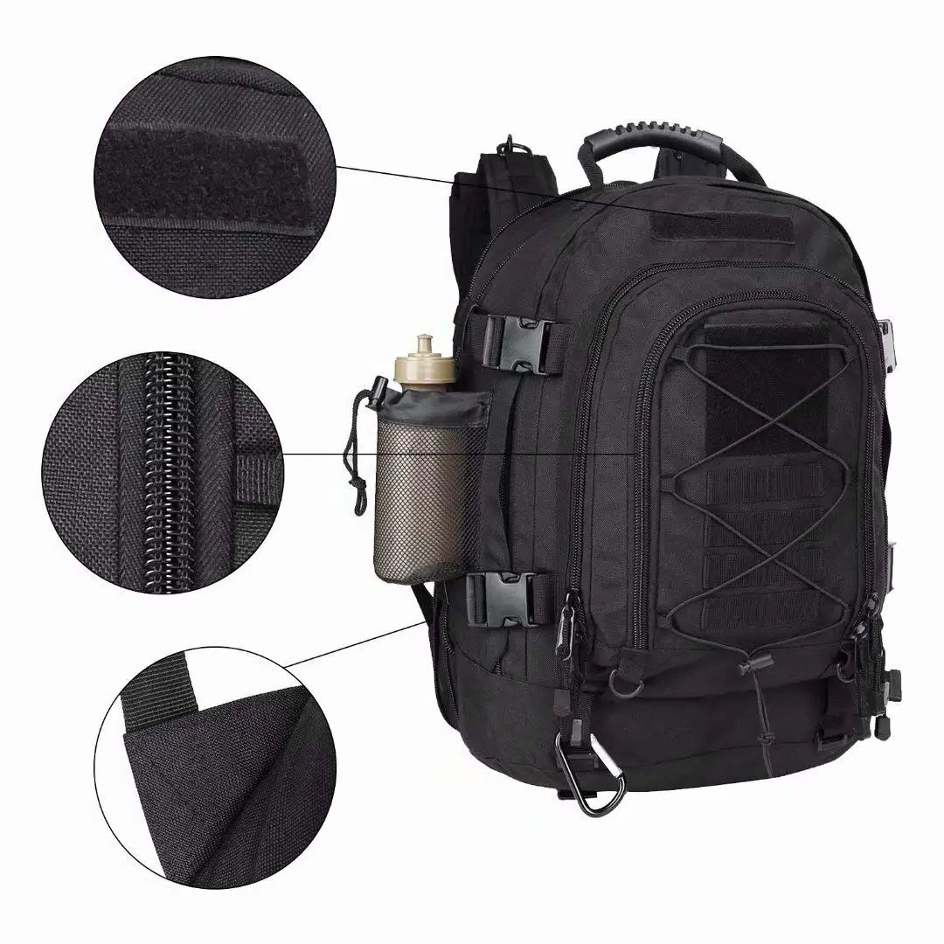 Large Military Tactical Backpack For Men Travel Work Camping Hiking Bag 3