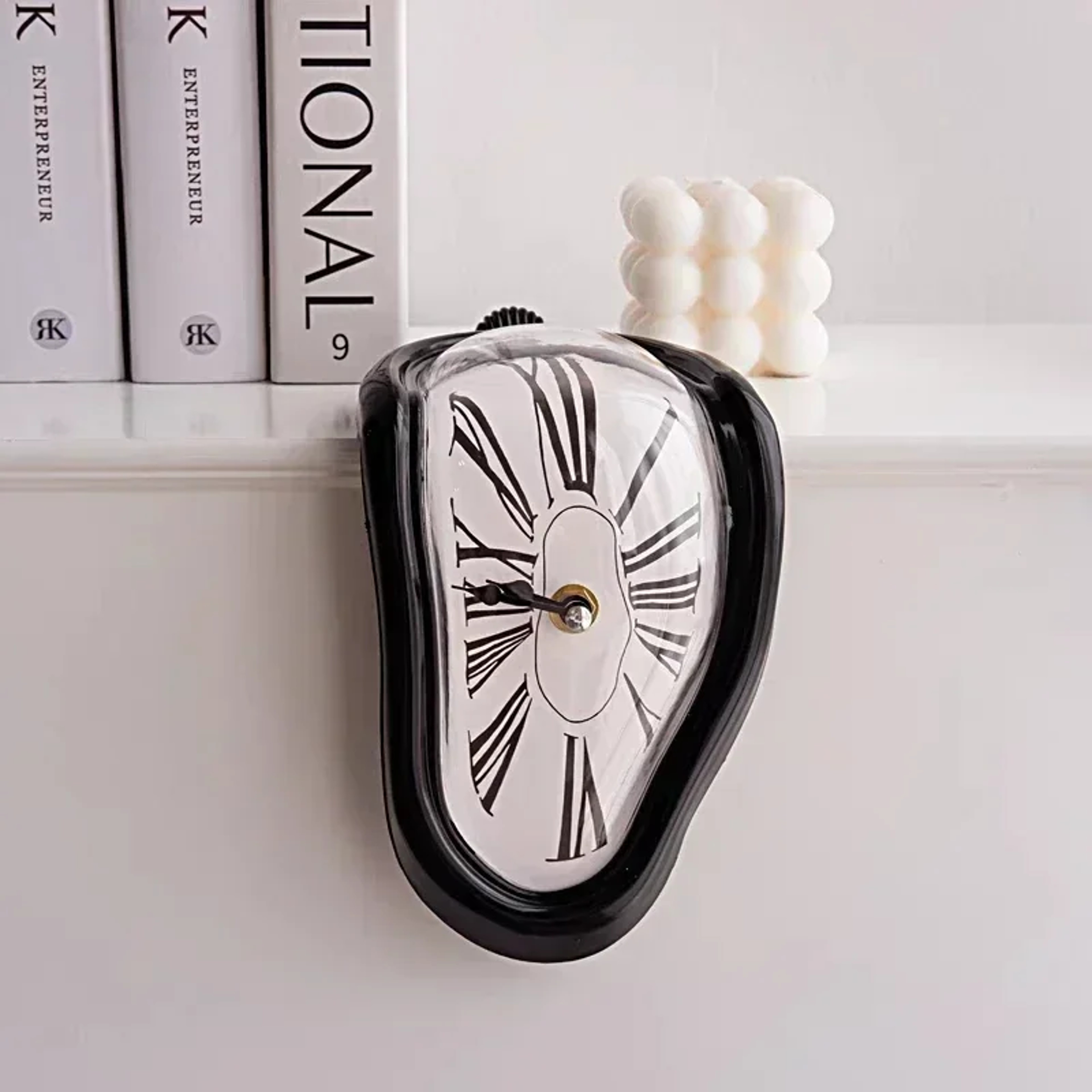 Surreal Melting Wall Clock Dali Style Clock Unique Home Decor 3