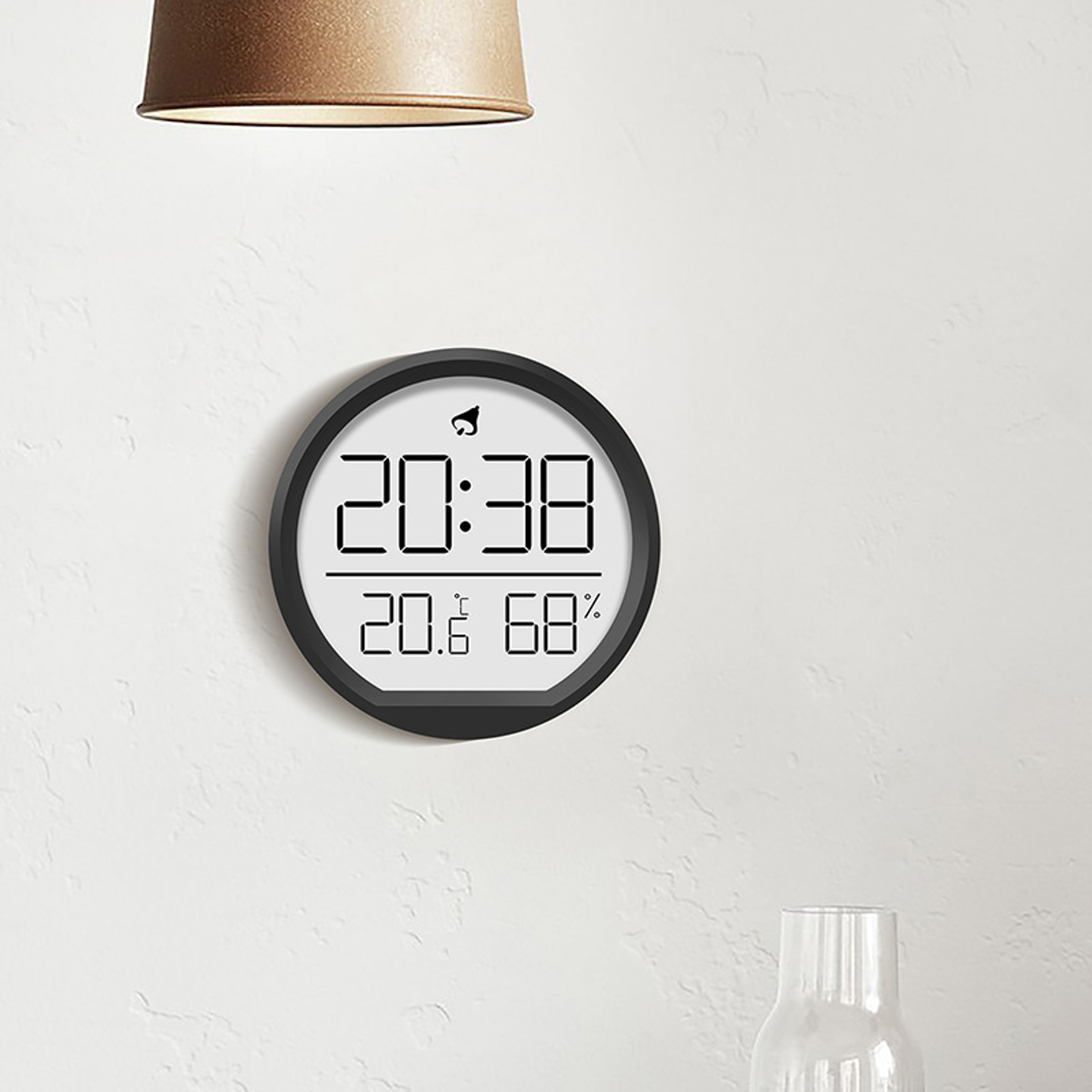Modern Digital Kitchen Clock With Magnetic Wall Mount Timer Temperature Humidity Display 3