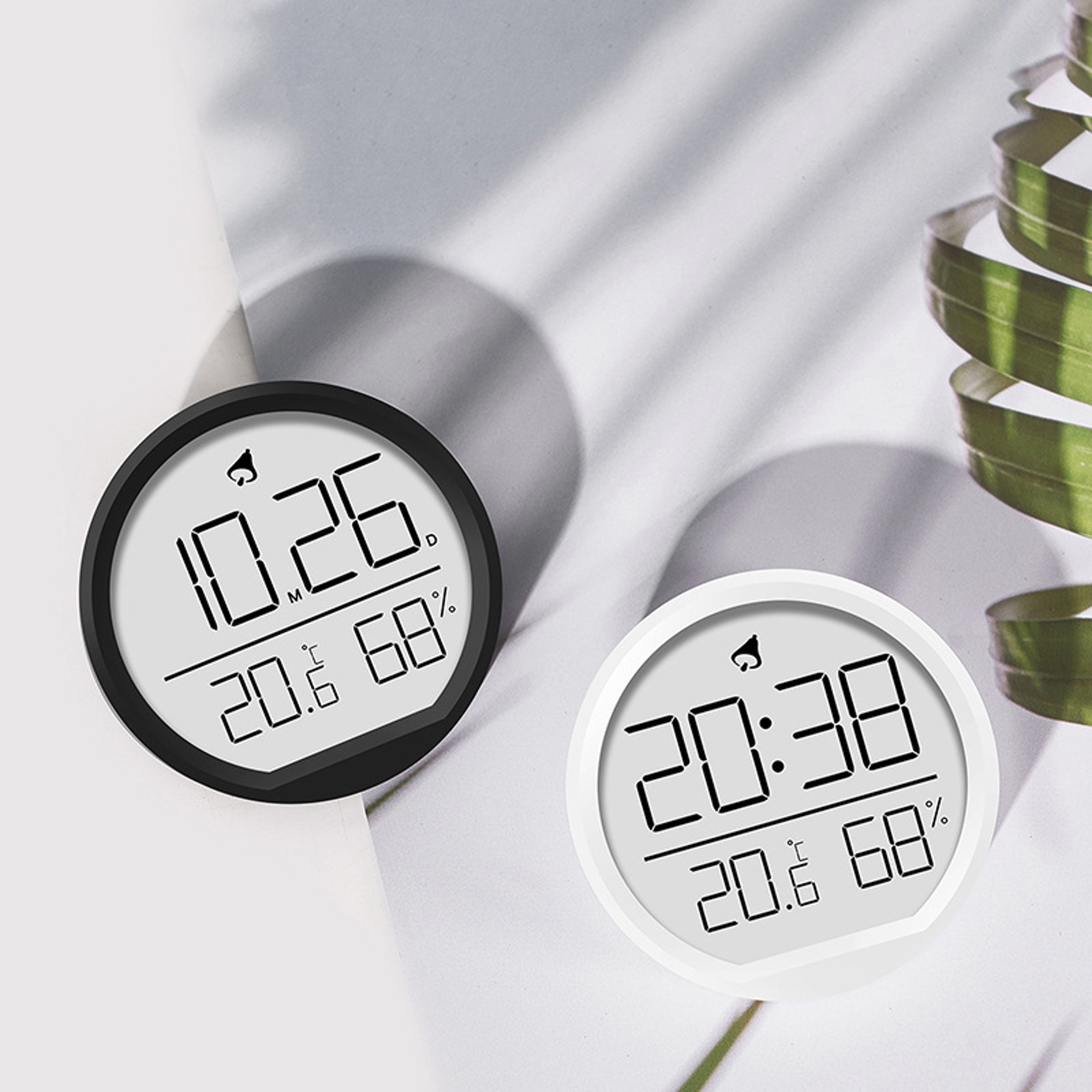 Modern Digital Kitchen Clock With Magnetic Wall Mount Timer Temperature Humidity Display 4