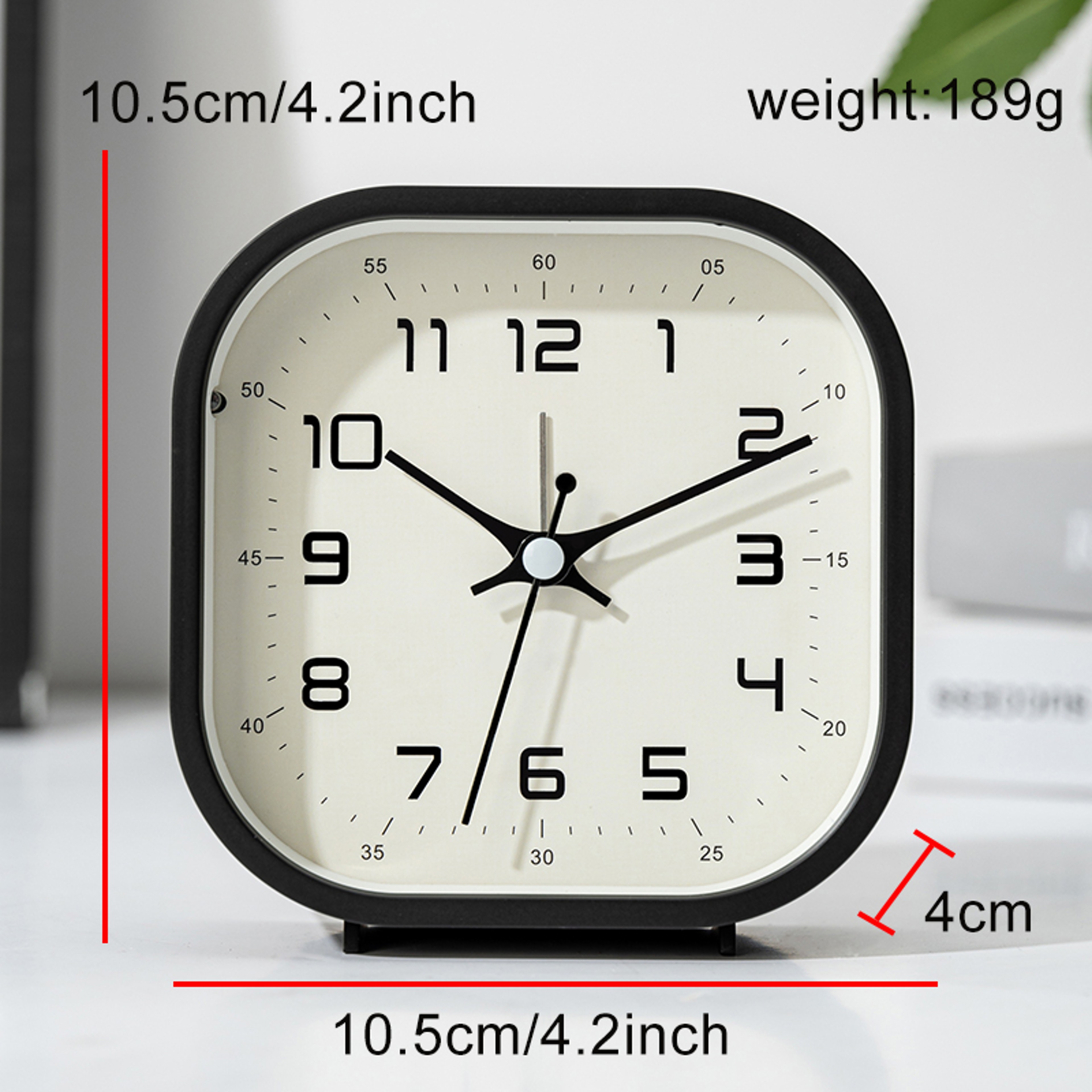 Kids Digital Alarm Clock With Large Display Silent Bedside Desk Clock For Bedroom And Study 1