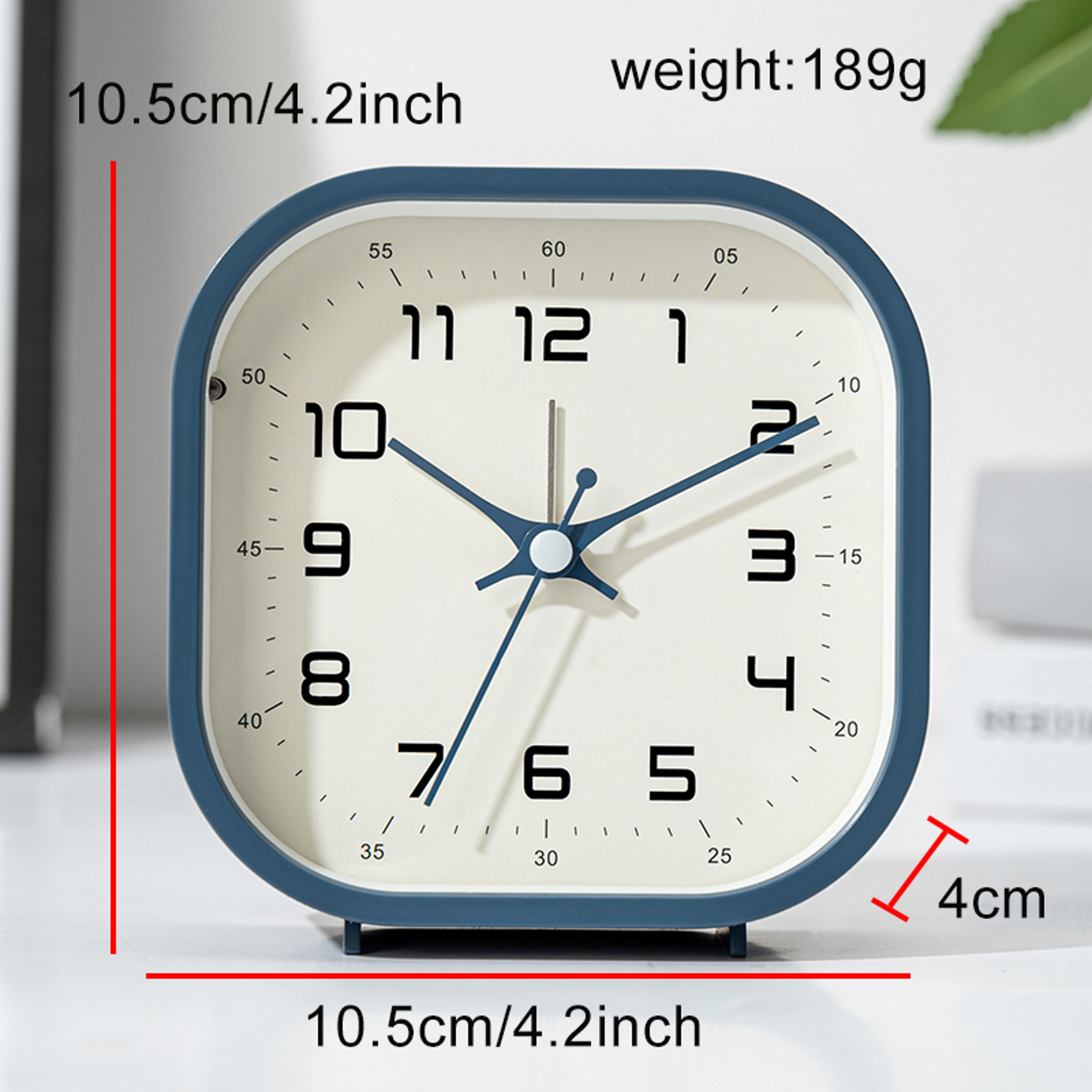 Kids Digital Alarm Clock With Large Display Silent Bedside Desk Clock For Bedroom And Study 2