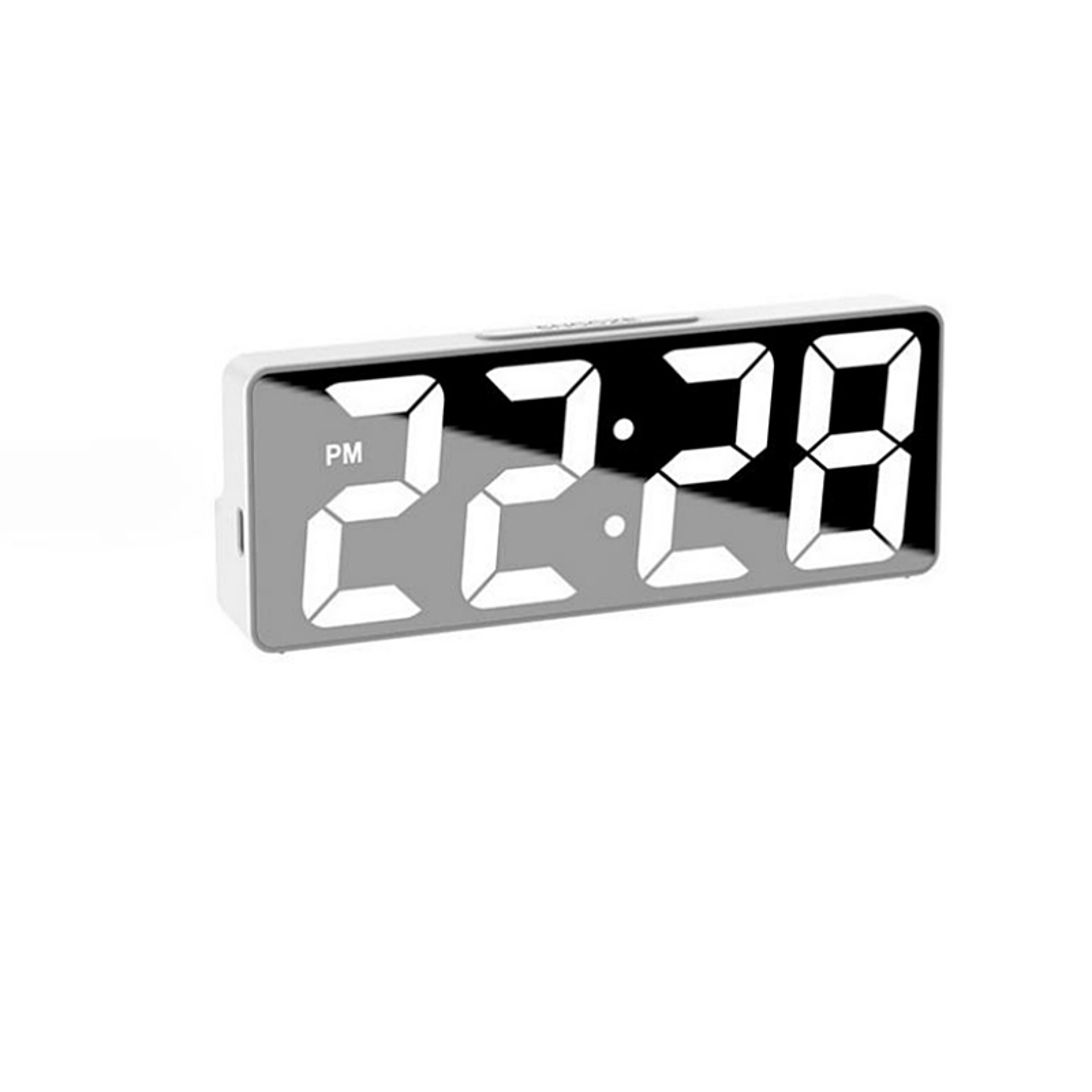 Voice Control Digital Alarm Clock LED Clock With Temperature Display 2